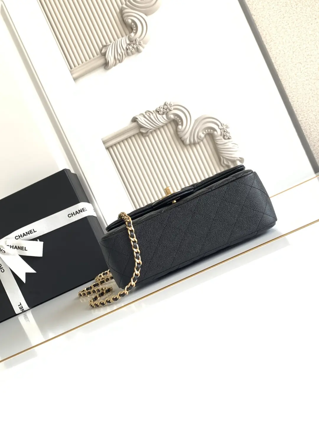 Chanel Mini CF Handle Bag AS2431 Black