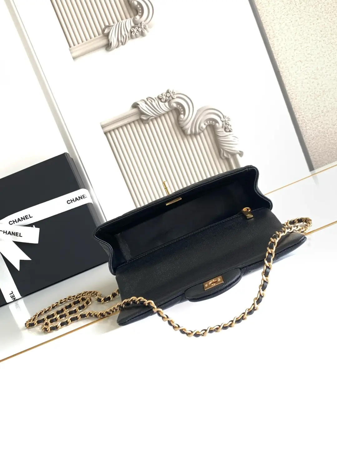Chanel Mini CF Handle Bag AS2431 Black