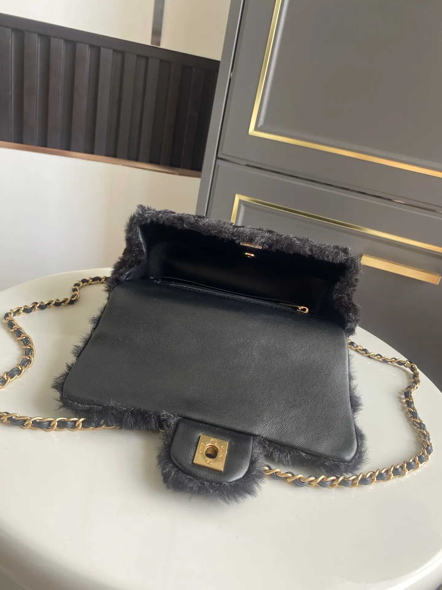 Chanel Mini CF Handle Bag AS2431 Black