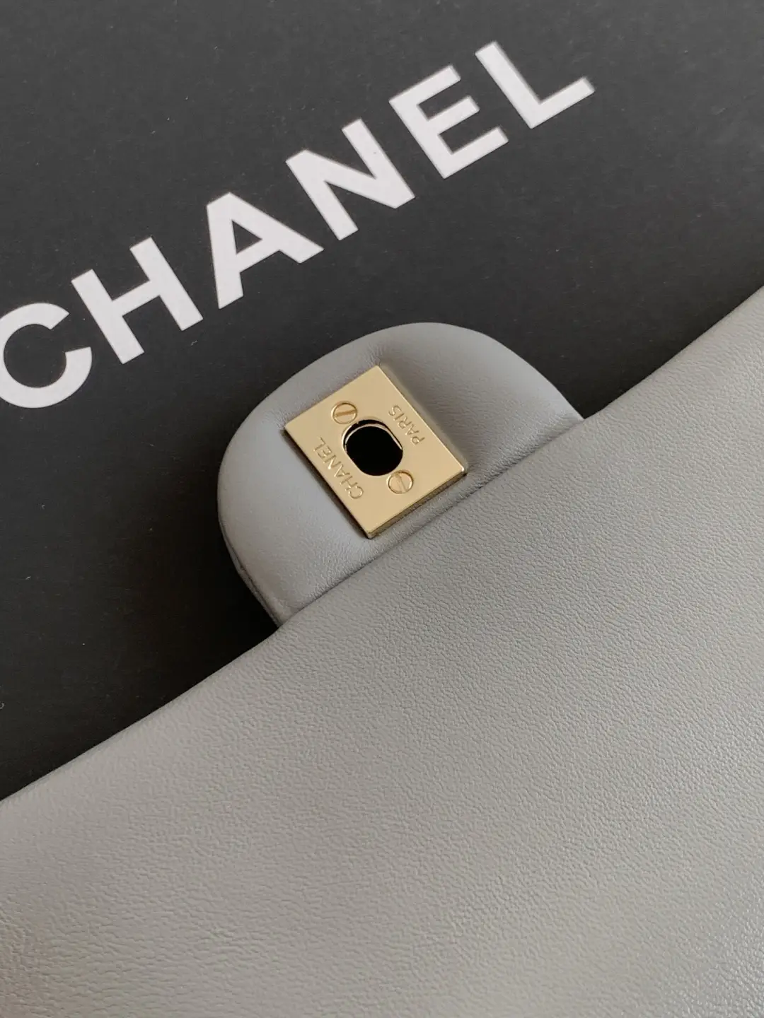 Chanel Mini CF Handle Bag AS2431 Gray