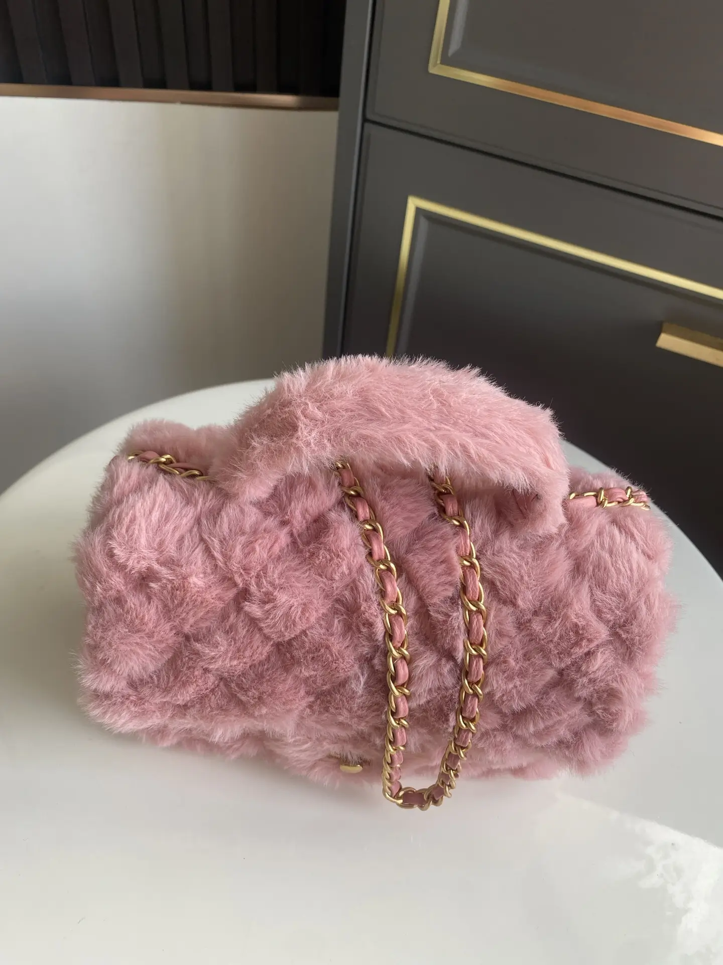 Chanel Mini CF Handle Bag AS2431 Pink