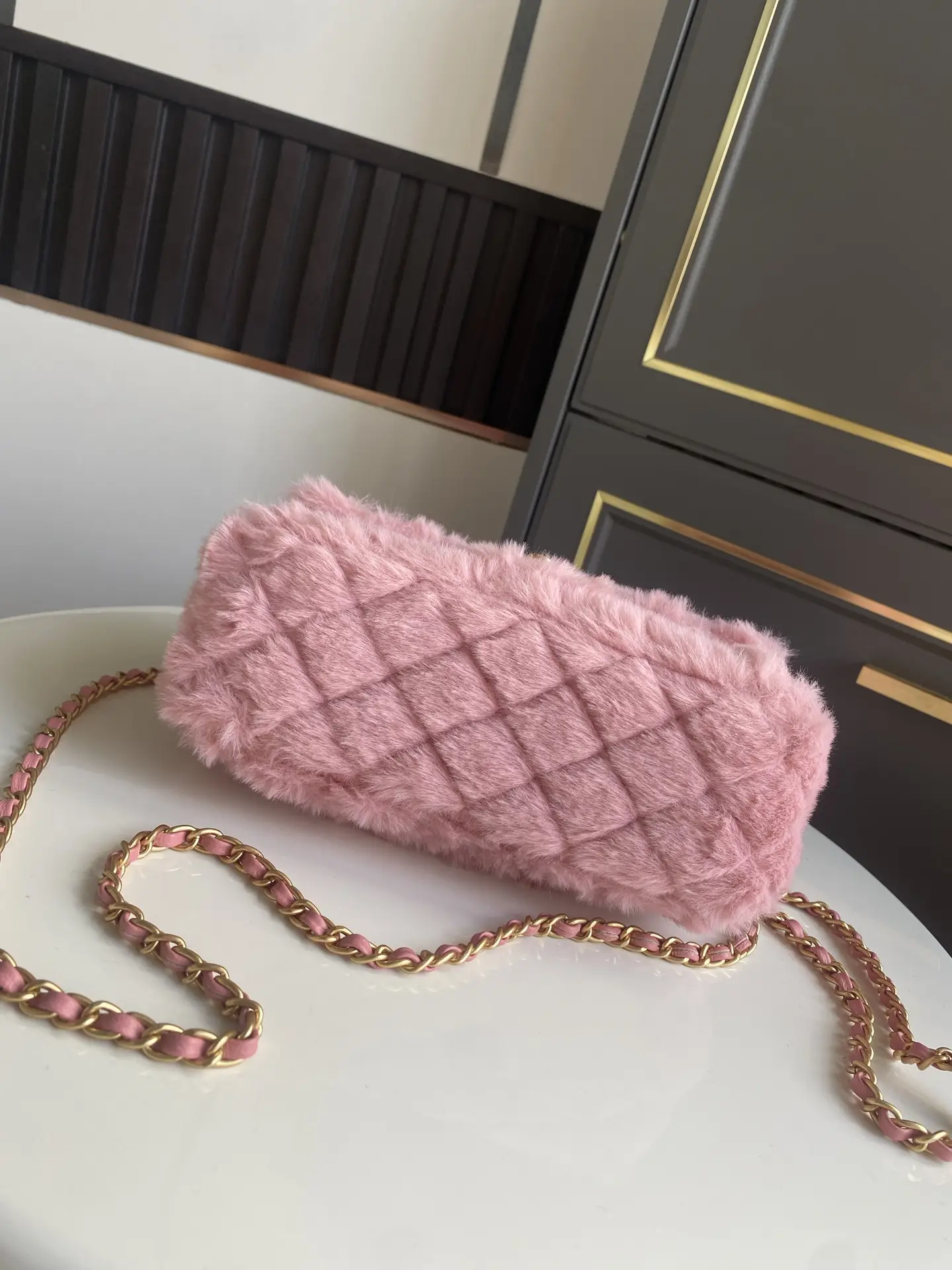 Chanel Mini CF Handle Bag AS2431 Pink