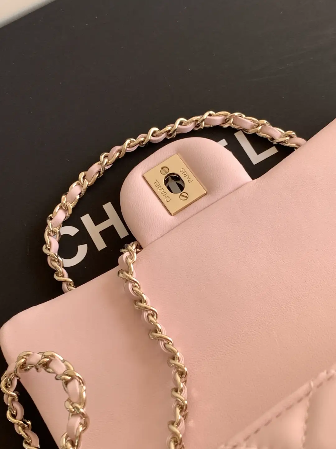 Chanel Mini CF Handle Bag AS2431 Pink