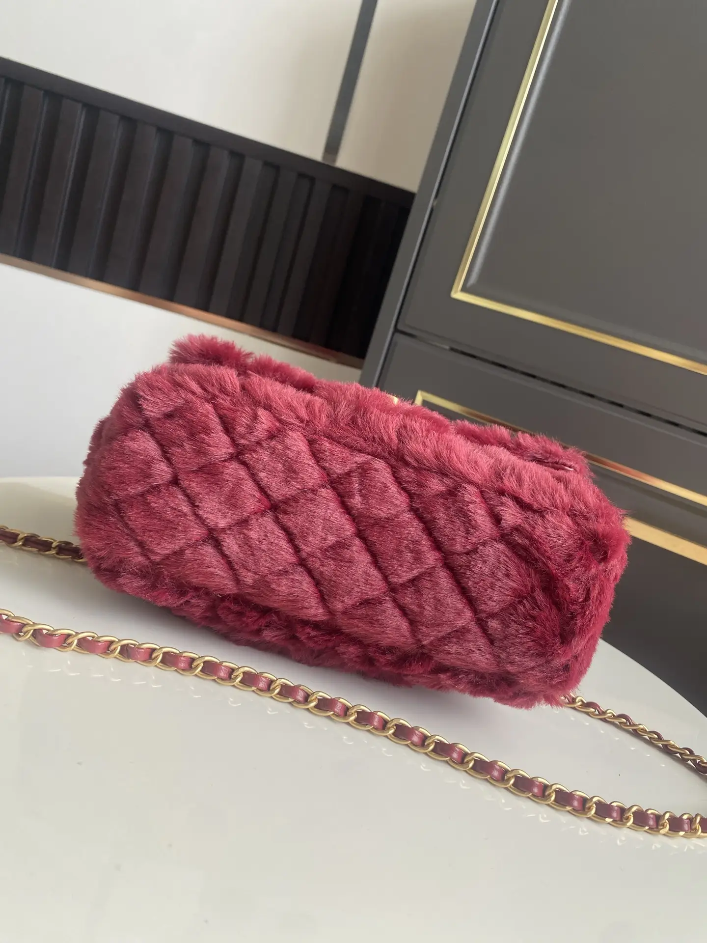 Chanel Mini CF Handle Bag AS2431 Red