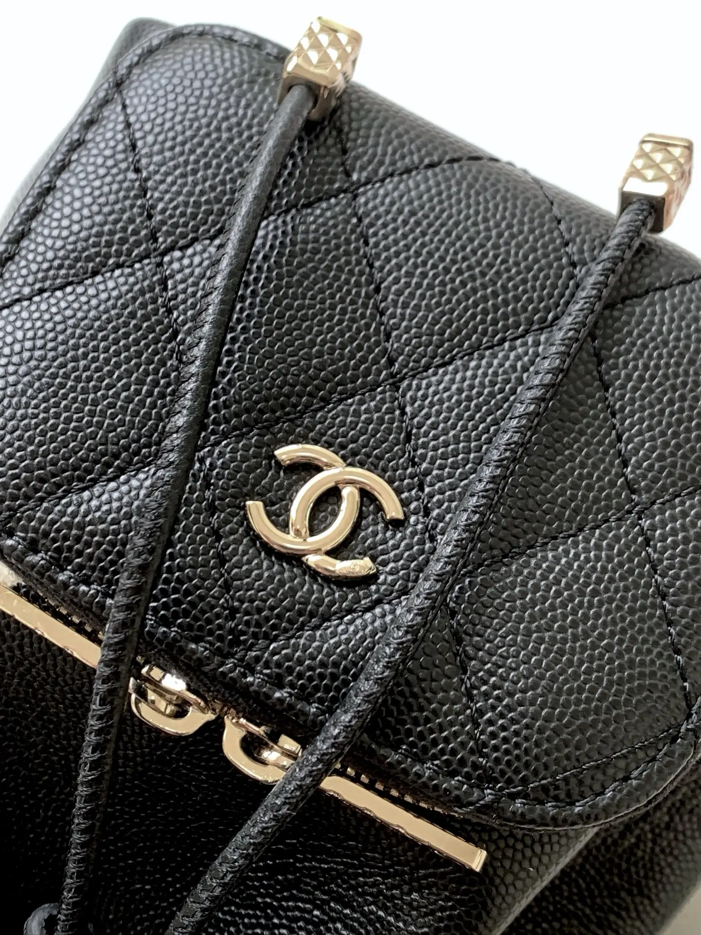 Chanel Mini Drawstring Bucket Bag SP4775 Black