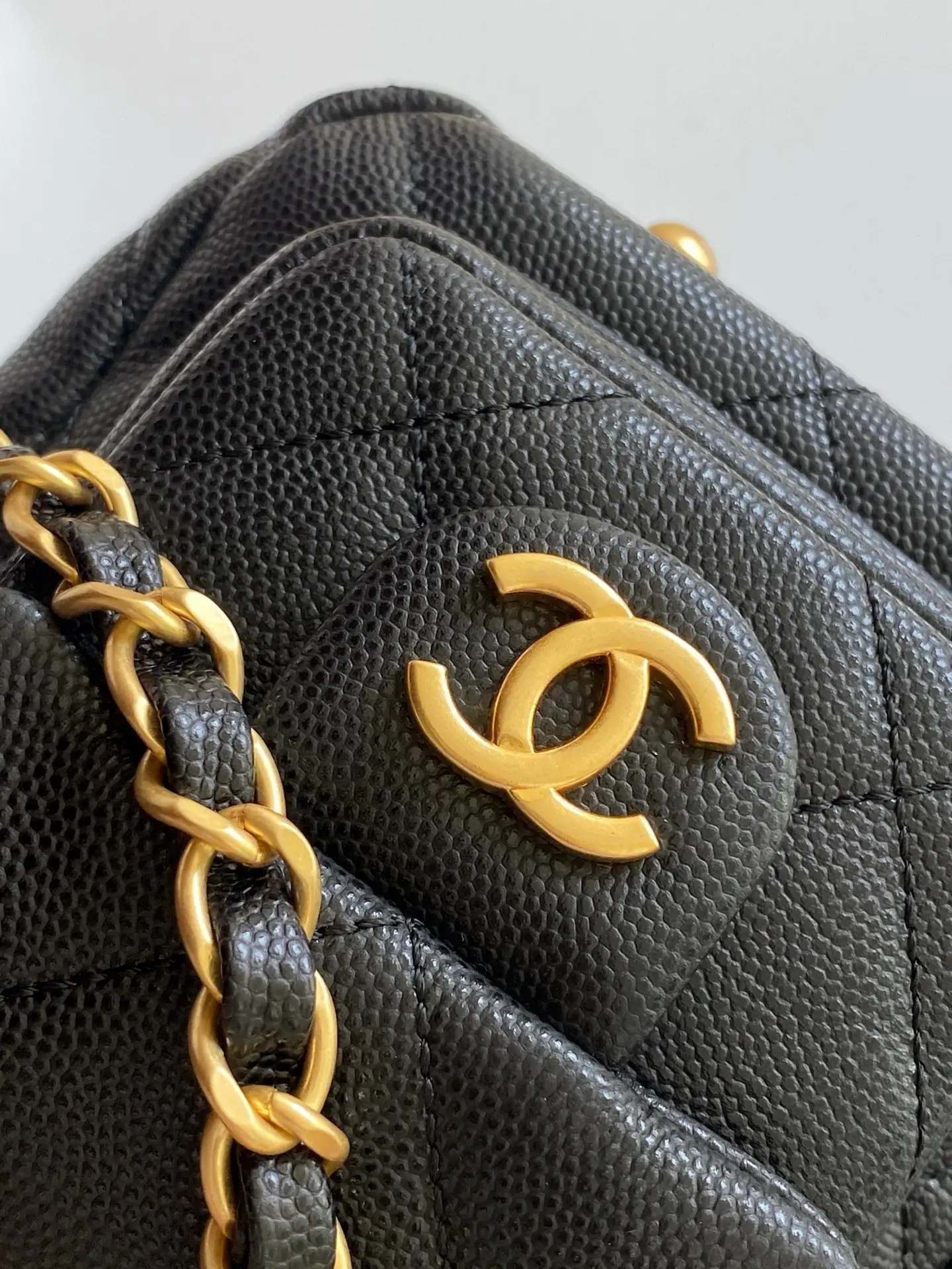 Chanel Small Bowling Bag AS5792 Black