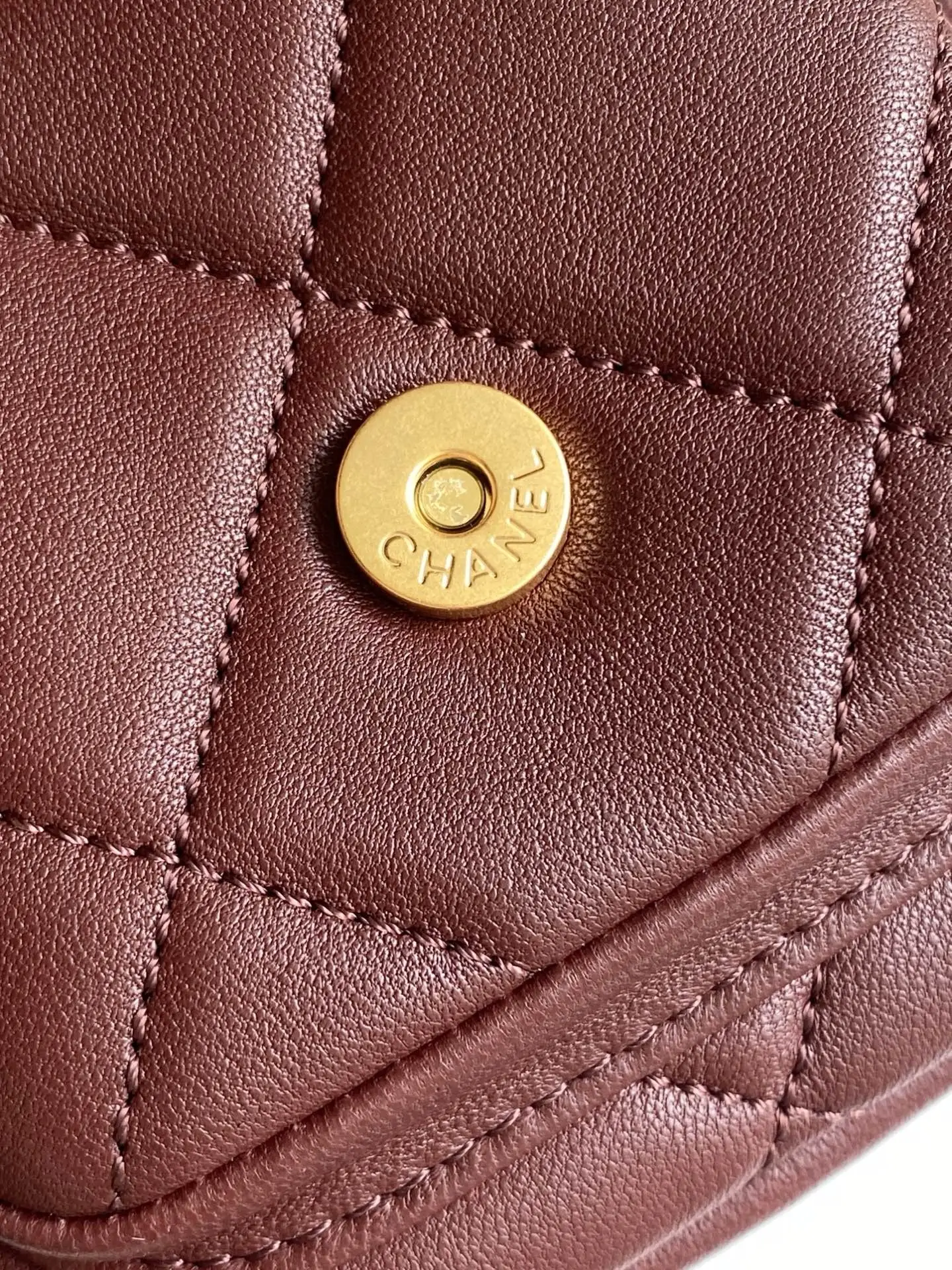 Chanel Small Bowling Bag AS5792 Burgundy