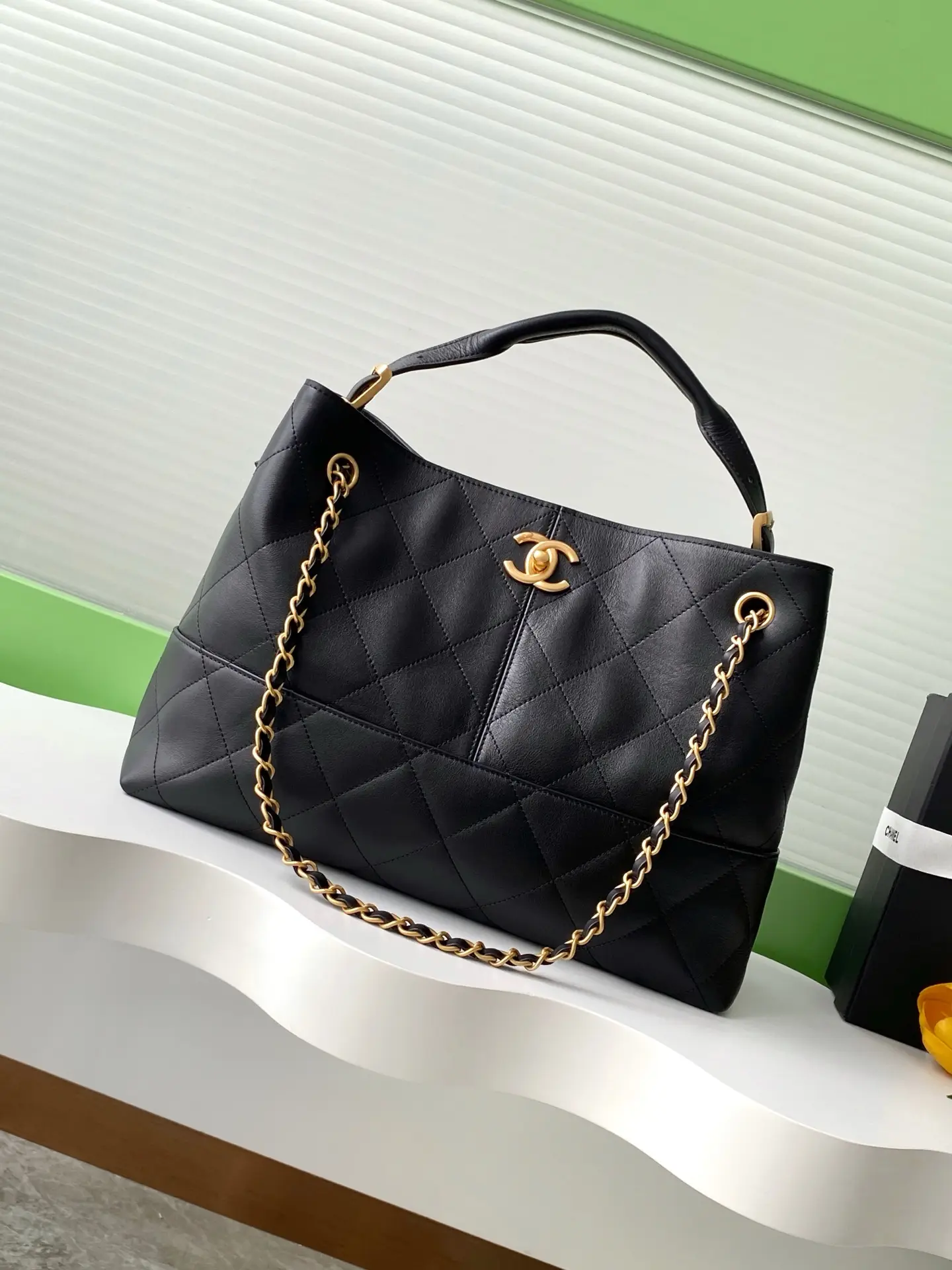 Chanel Small Tote Bag Black