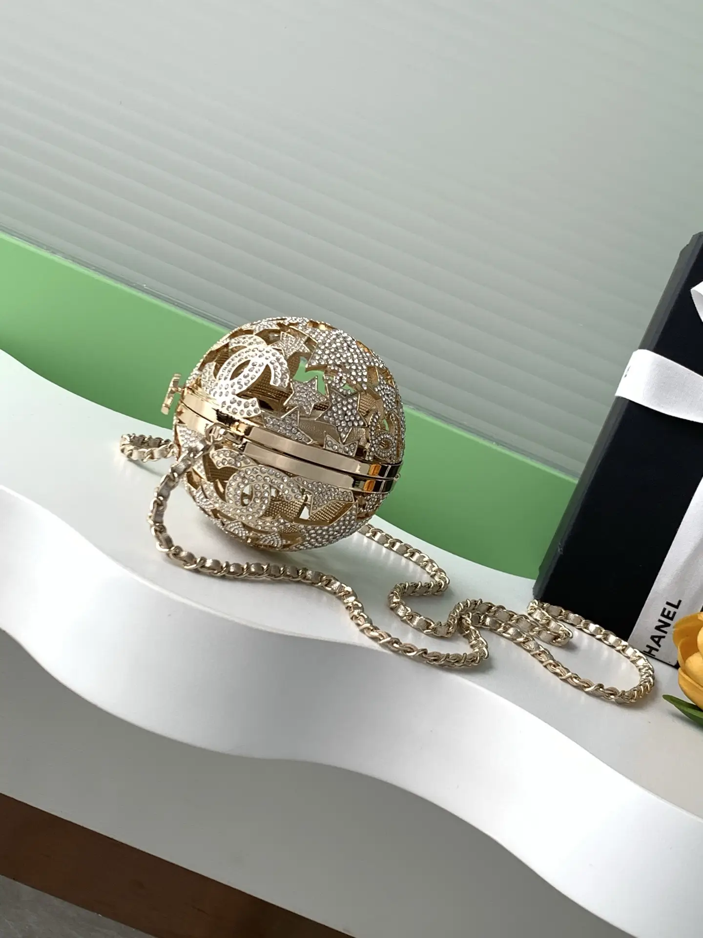 Chanel Star-Shaped Perforated Spherical Bag AS5659