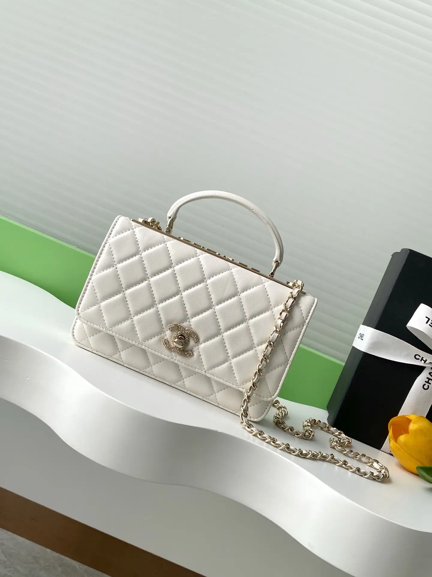 Chanel Trendy CC Woc Bag AP4323 White