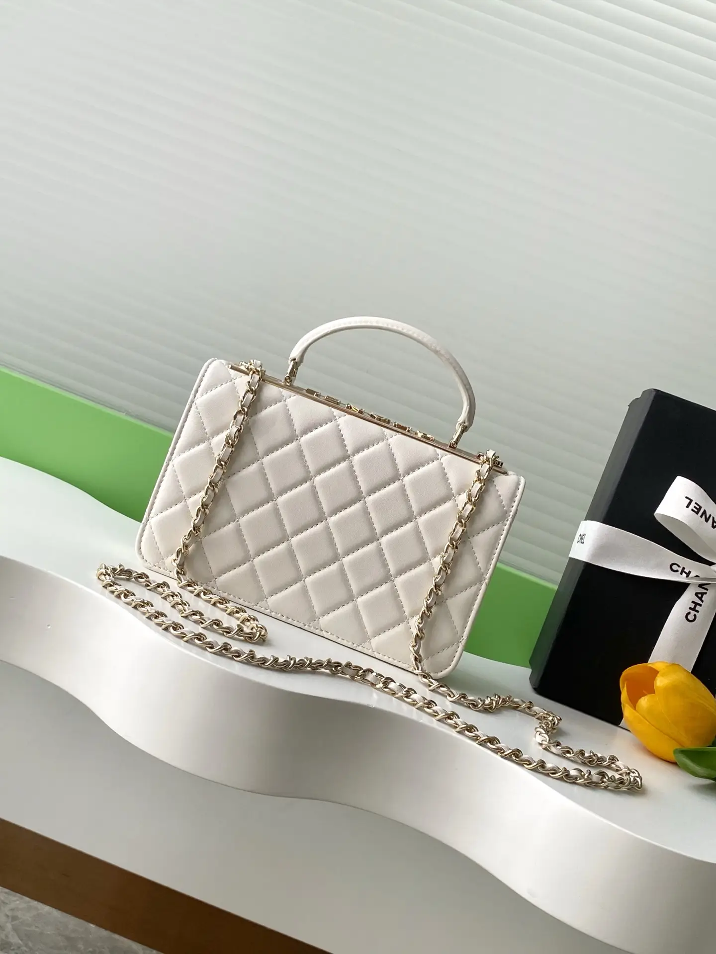 Chanel Trendy CC Woc Bag AP4323 White
