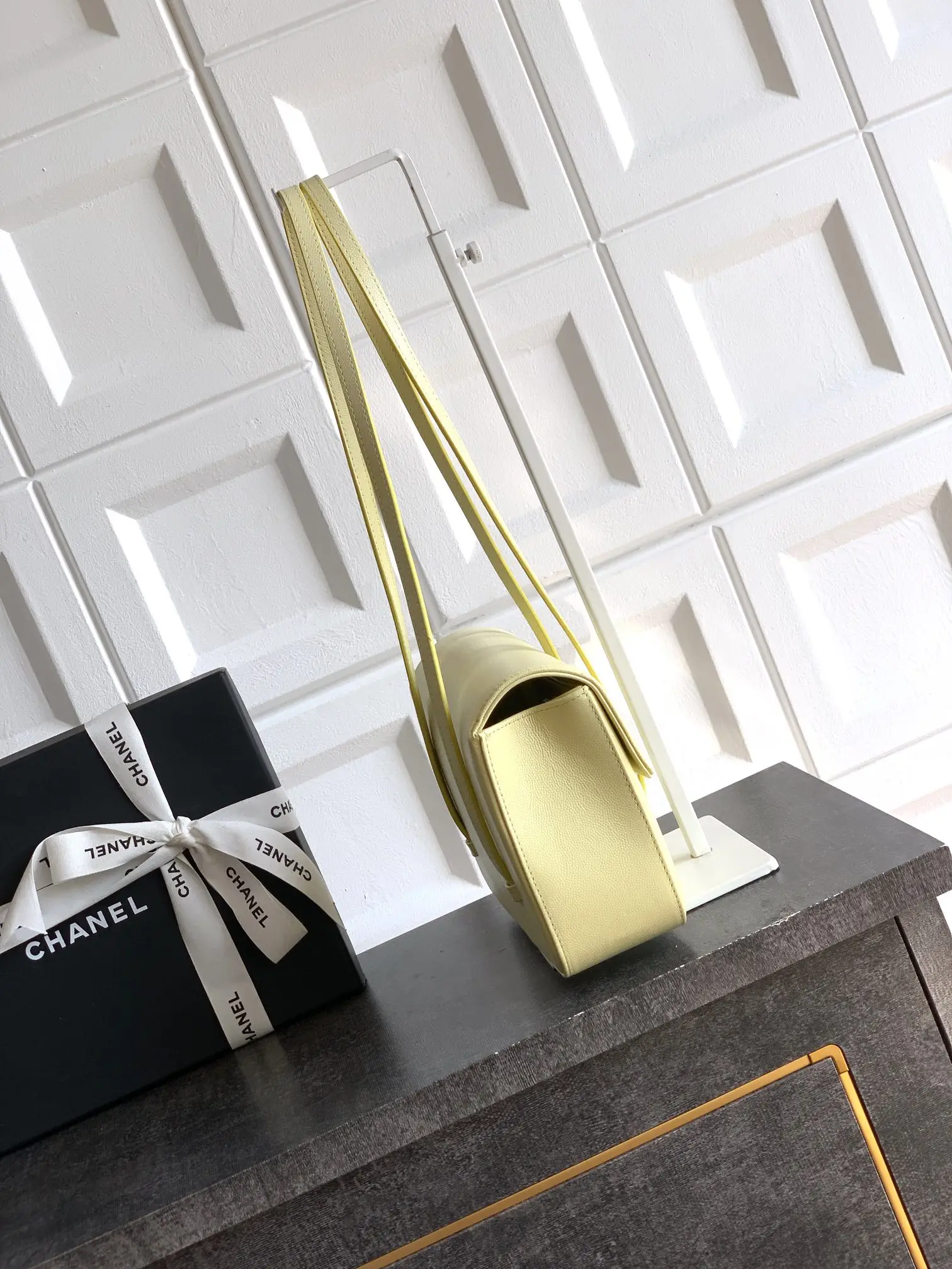 Chanel Vantage Shoulder Bag Yellow