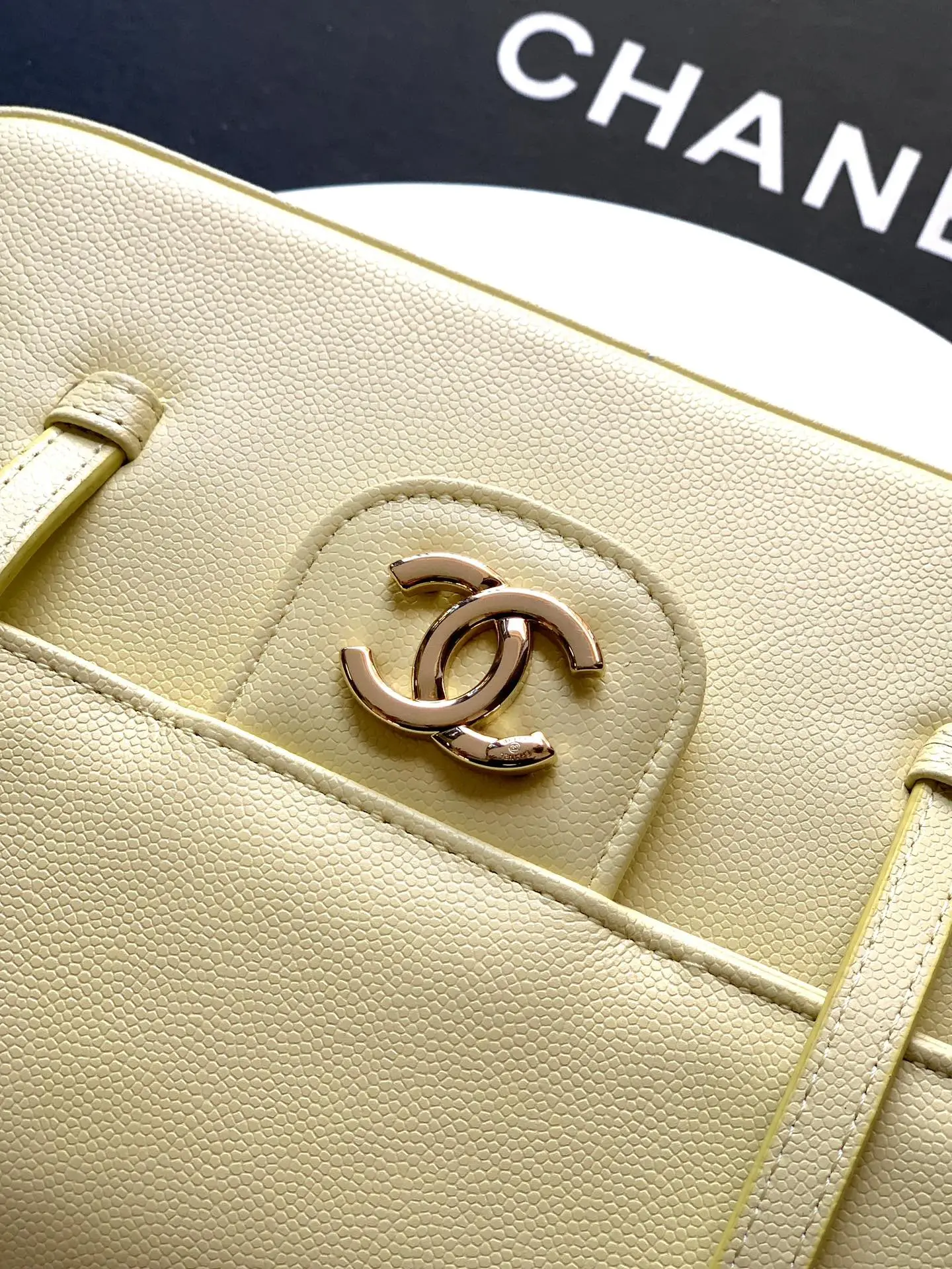 Chanel Vantage Shoulder Bag Yellow