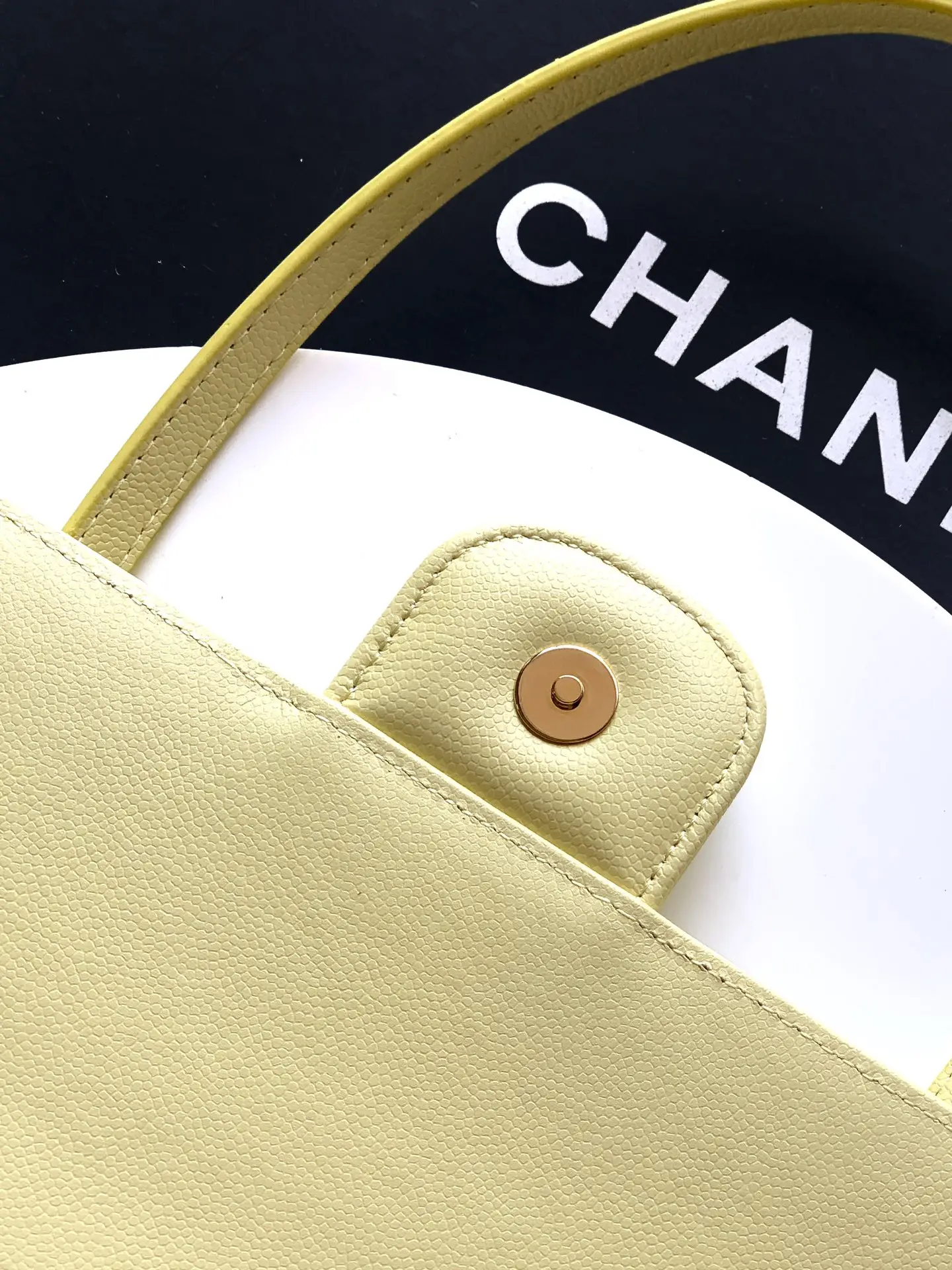 Chanel Vantage Shoulder Bag Yellow