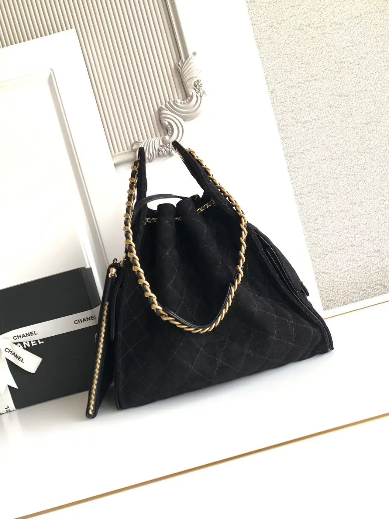 Chanel 25 Medium Handbag AS5311 Black