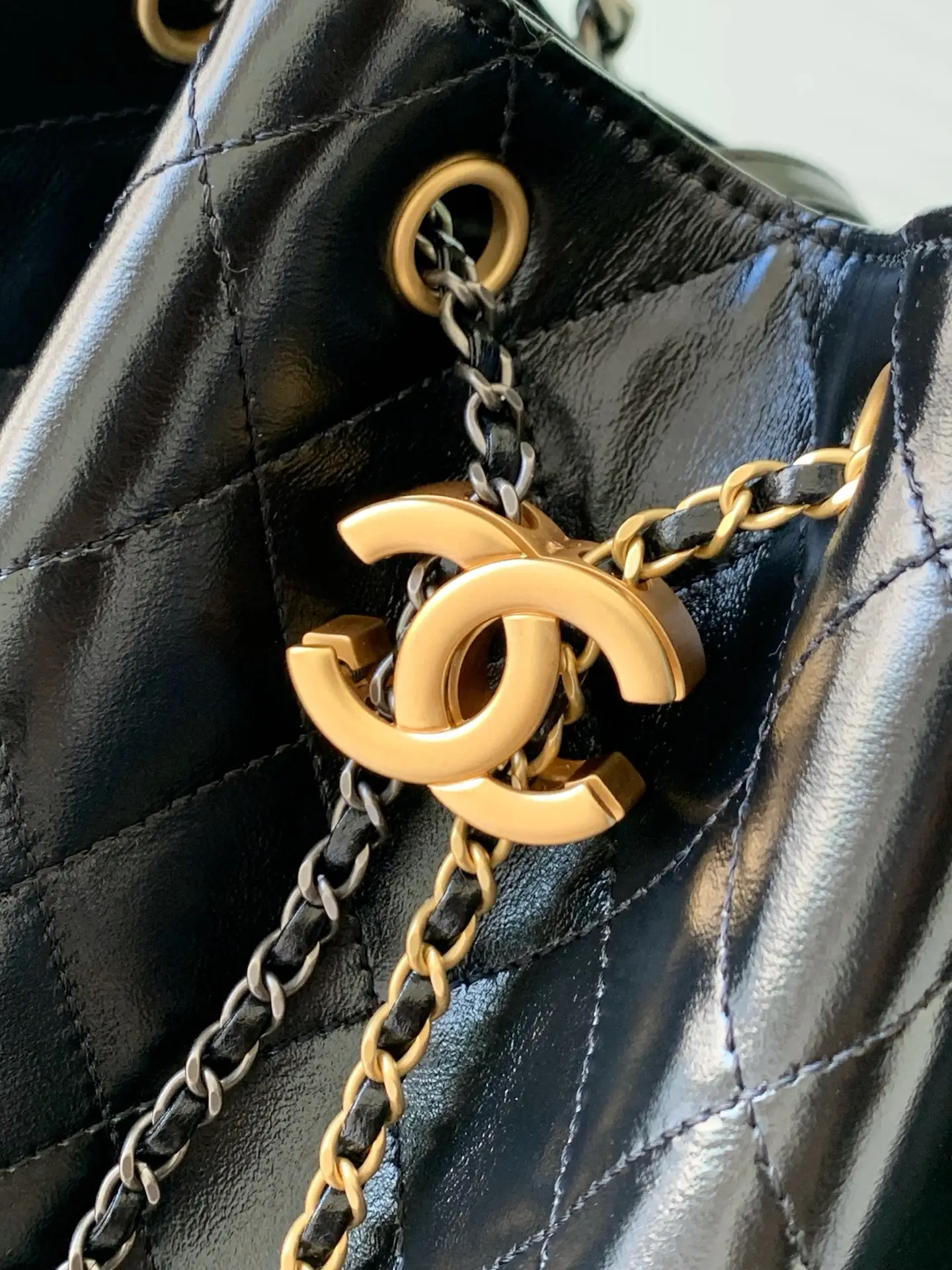 Chanel 25 Medium Handbag AS5311 Black