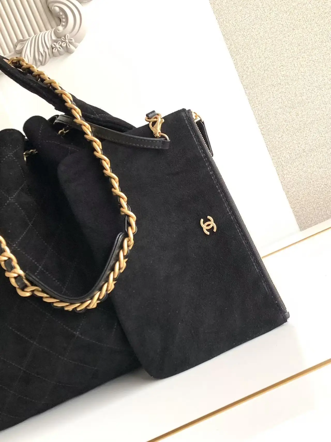 Chanel 25 Medium Handbag AS5311 Black