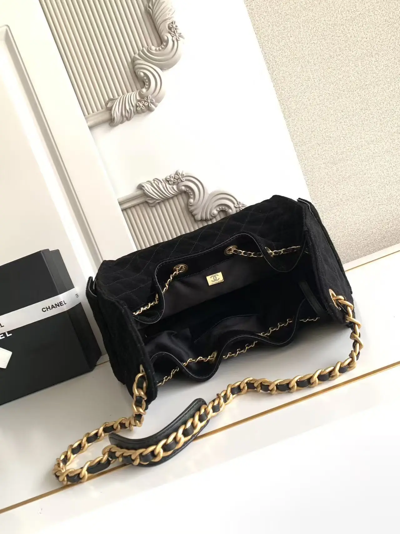Chanel 25 Medium Handbag AS5311 Black