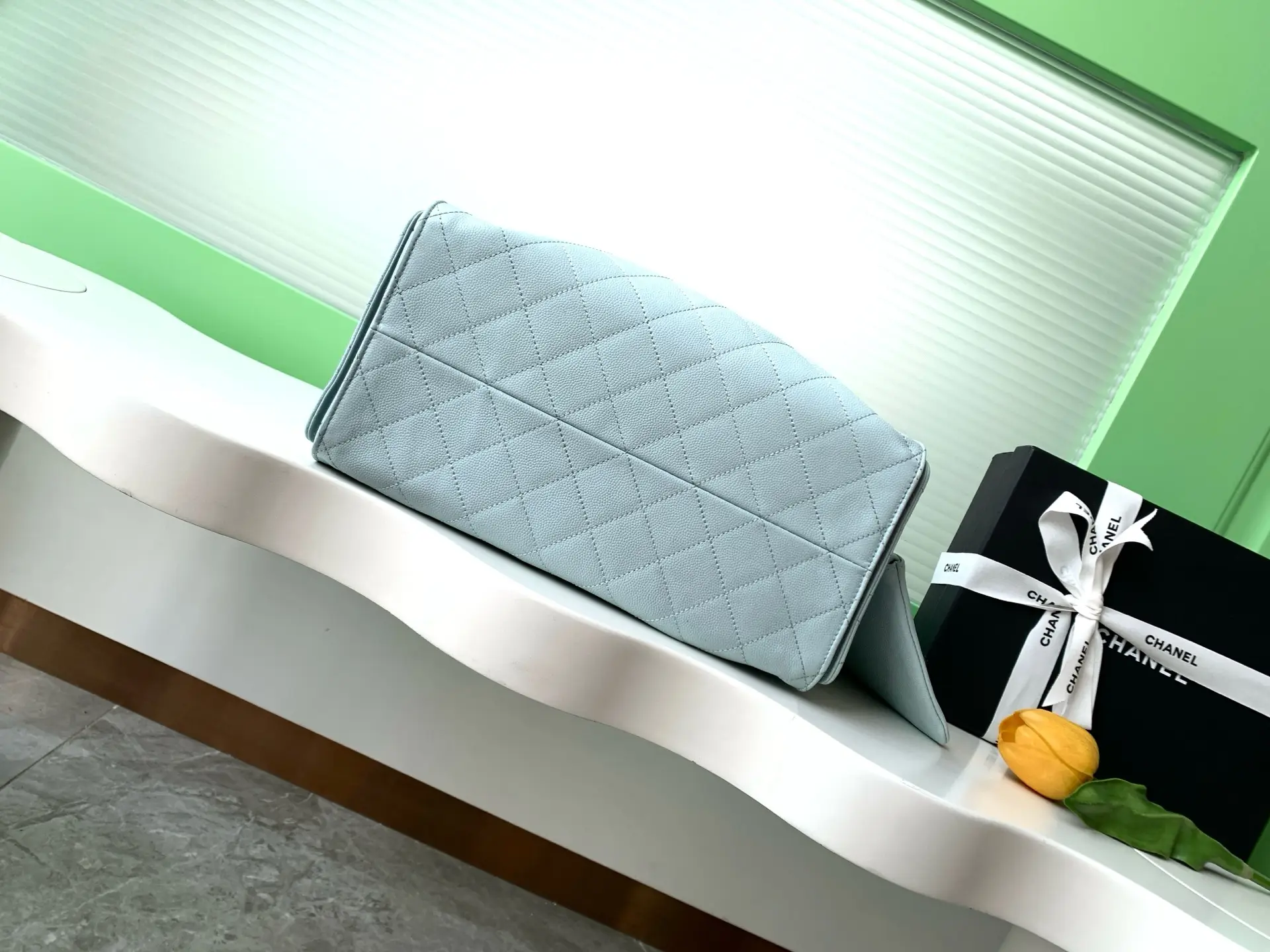 Chanel 25 Medium Handbag AS5311 Blue