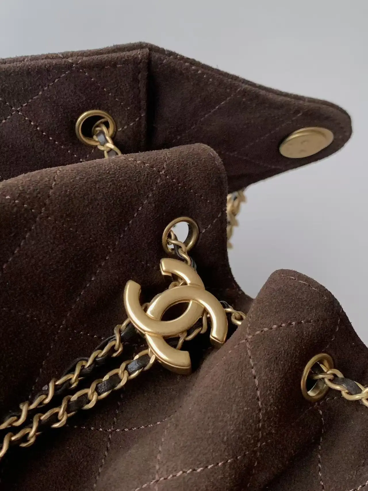 Chanel 25 Medium Handbag AS5311 Brown