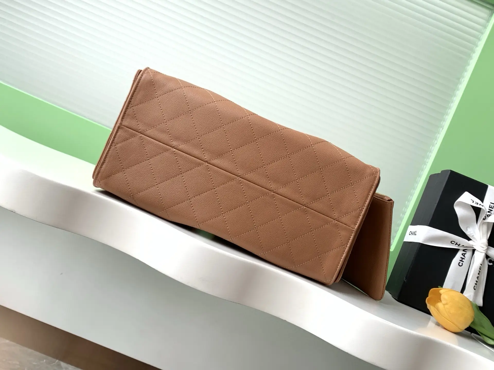 Chanel 25 Medium Handbag AS5311 Caramel