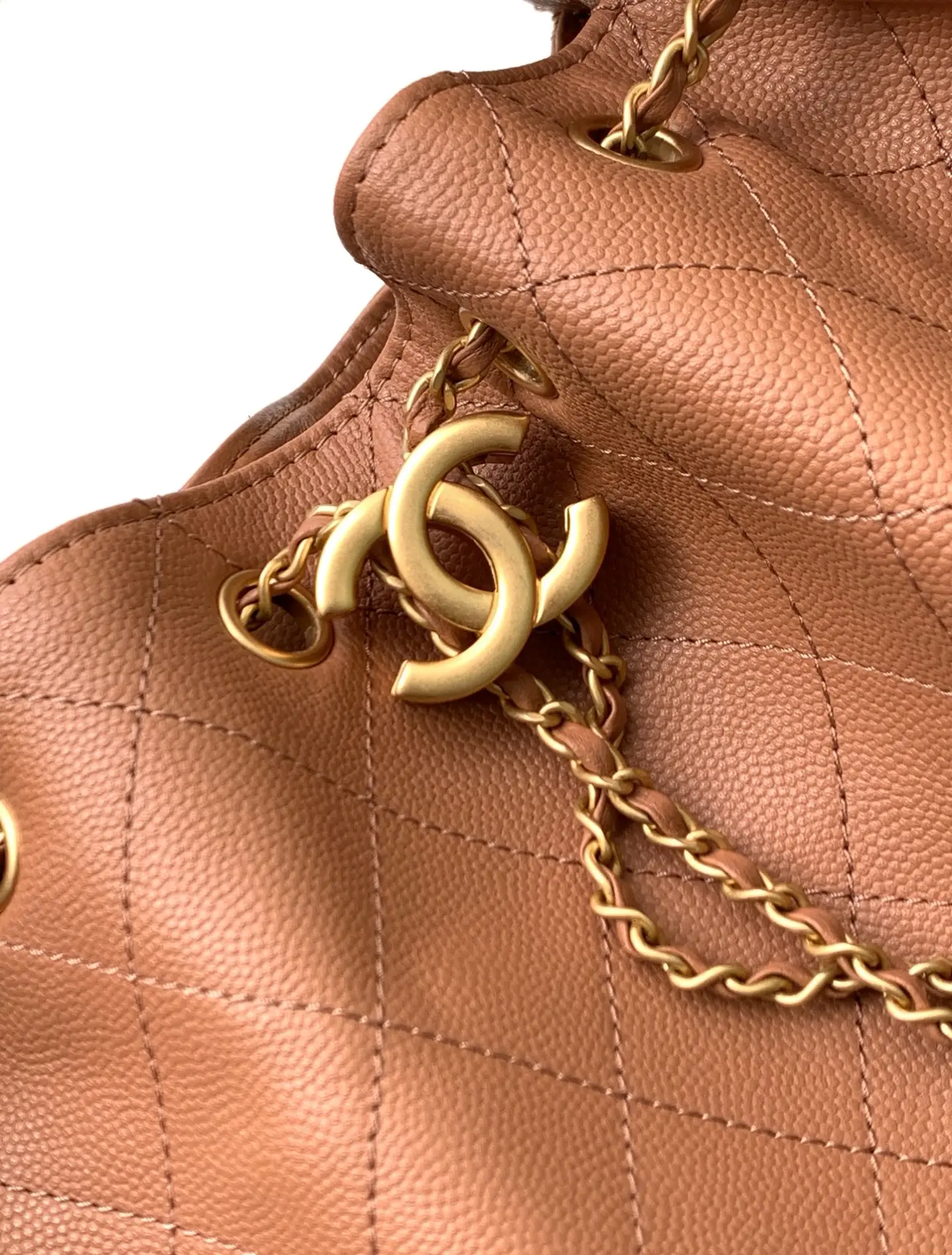 Chanel 25 Medium Handbag AS5311 Caramel