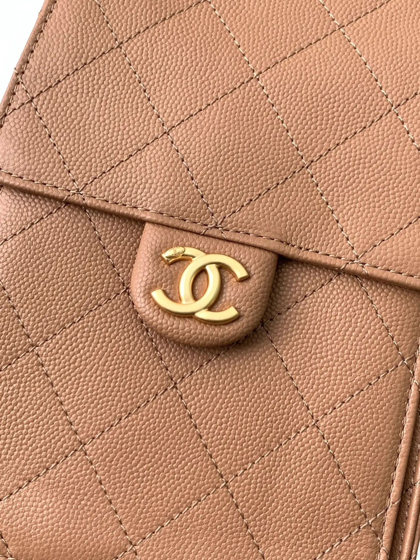 Chanel 25 Medium Handbag AS5311 Caramel