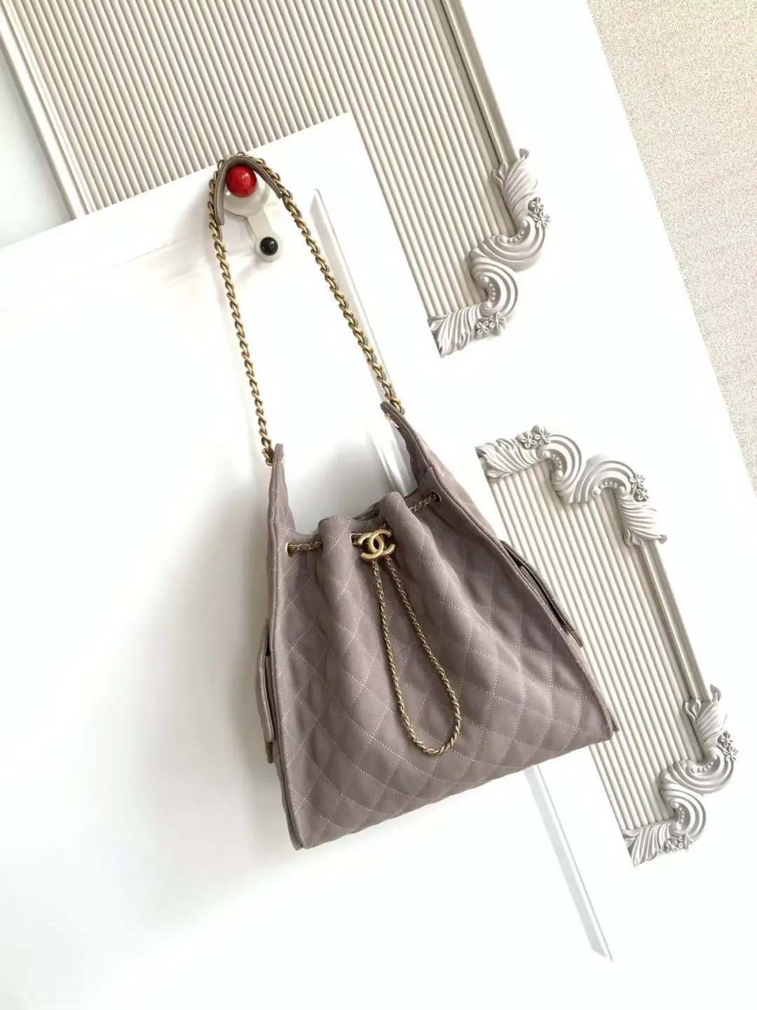 Chanel 25 Medium Handbag AS5311 Gray