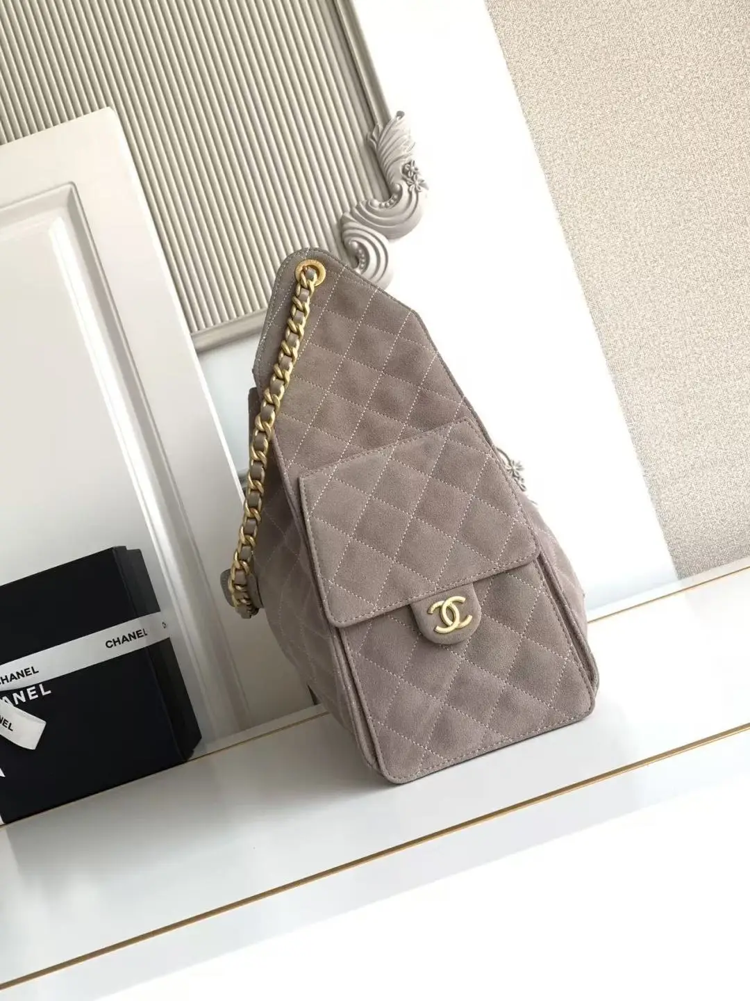 Chanel 25 Medium Handbag AS5311 Gray
