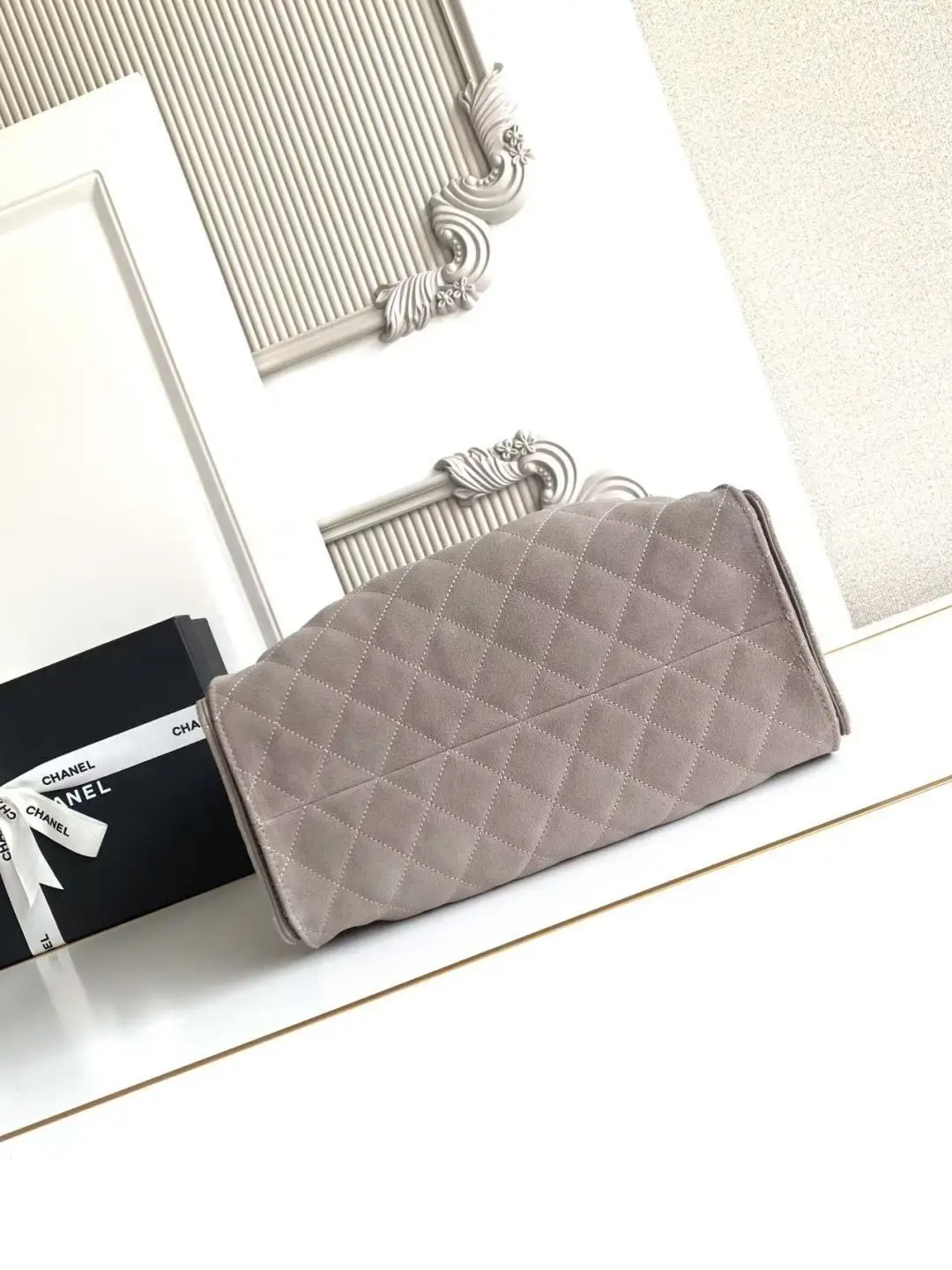 Chanel 25 Medium Handbag AS5311 Gray