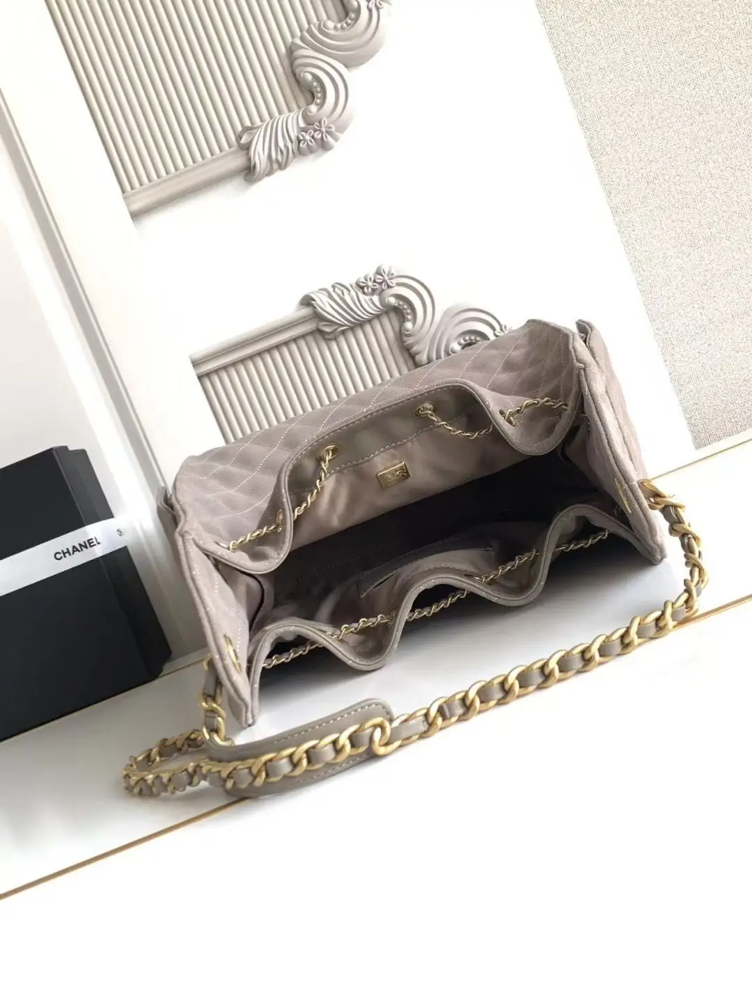 Chanel 25 Medium Handbag AS5311 Gray