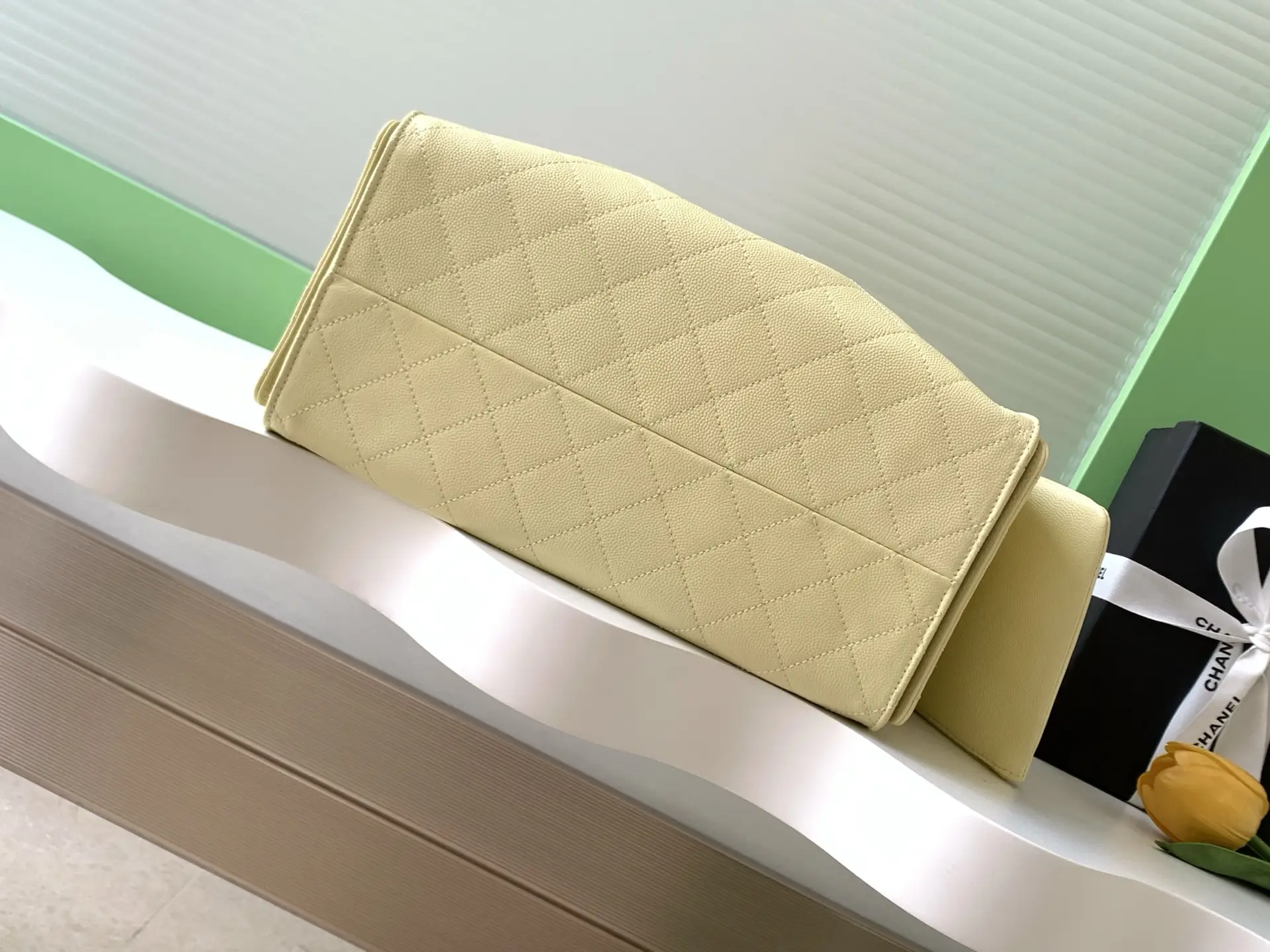 Chanel 25 Medium Handbag AS5311 Yellow