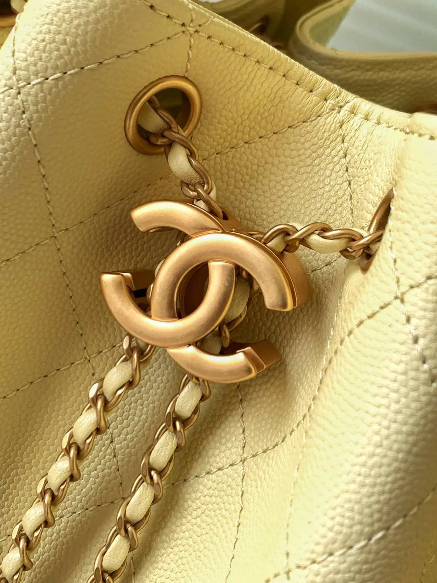 Chanel 25 Medium Handbag AS5311 Yellow