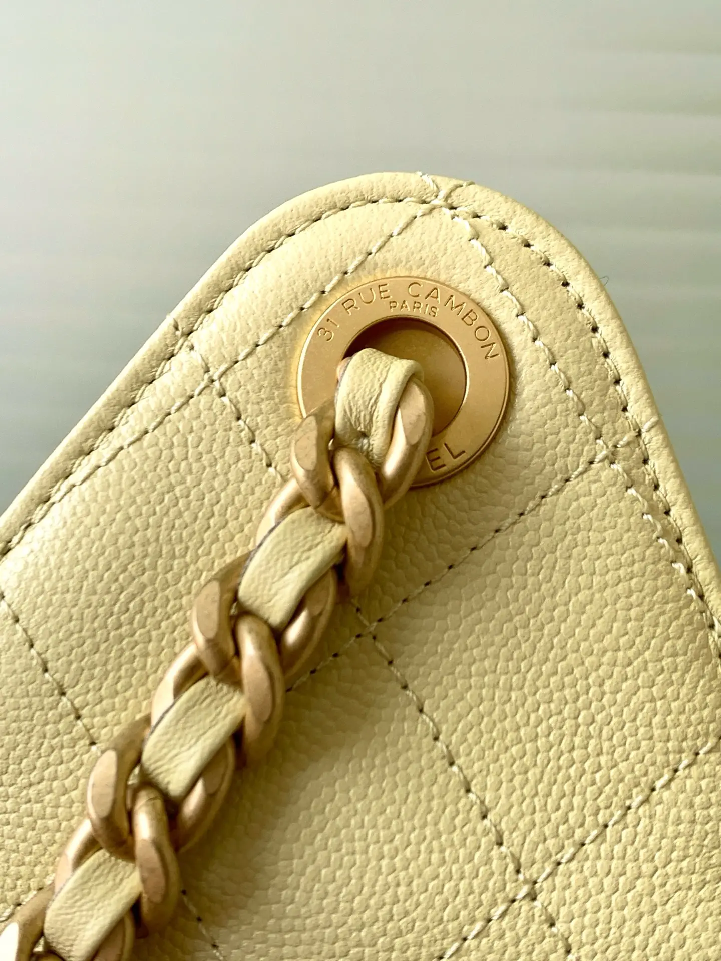 Chanel 25 Medium Handbag AS5311 Yellow