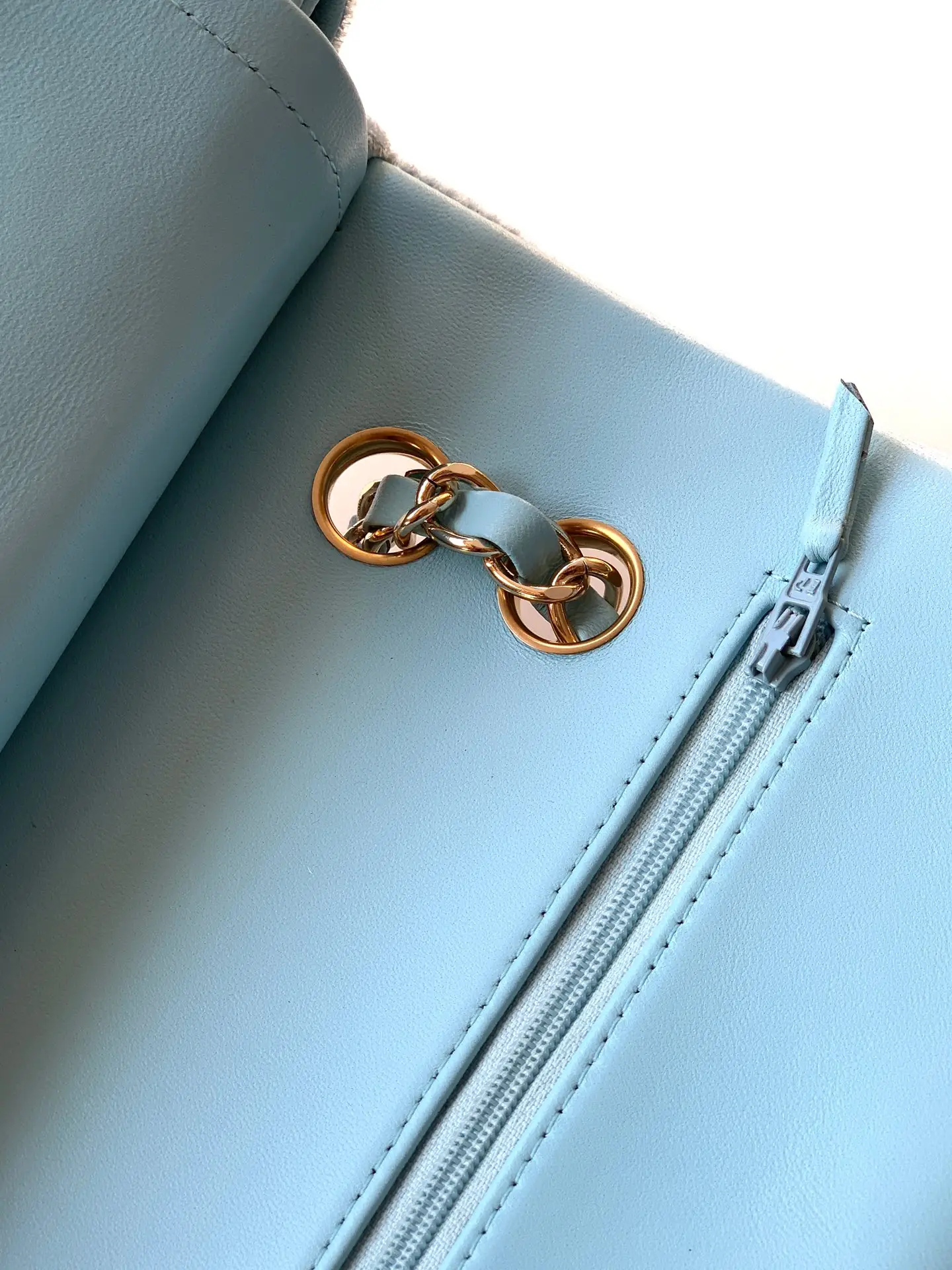 Chanel 2.55 Flap Bag Suede Blue