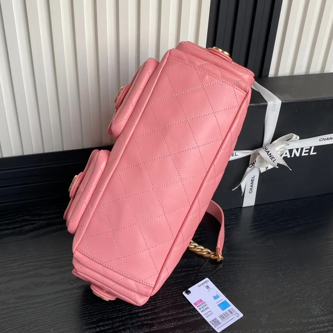 Chanel 25C Maxi Hobo Bag AS5302 Pink