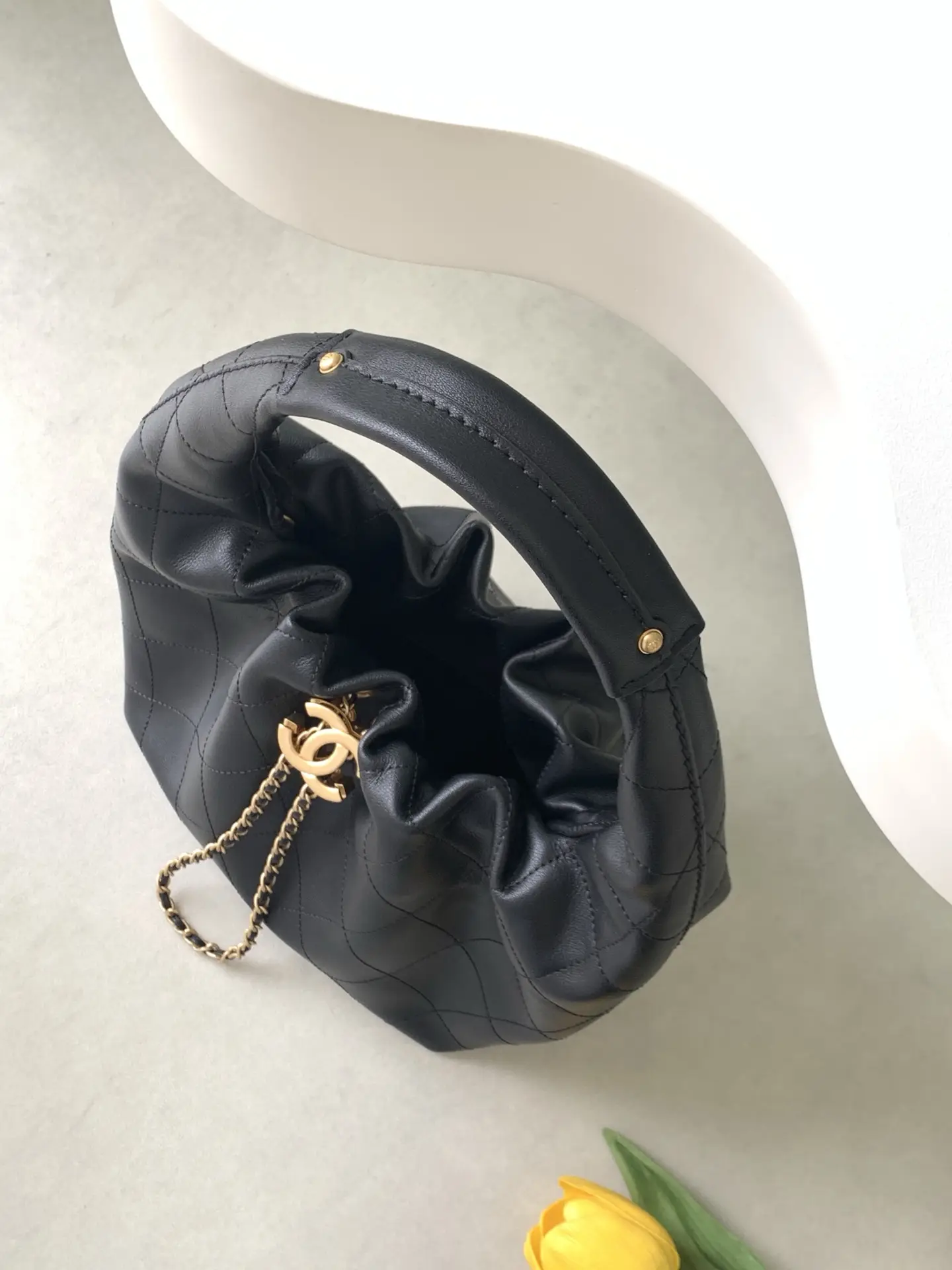 Chanel 26C Hobo Handbag AS5976 Black