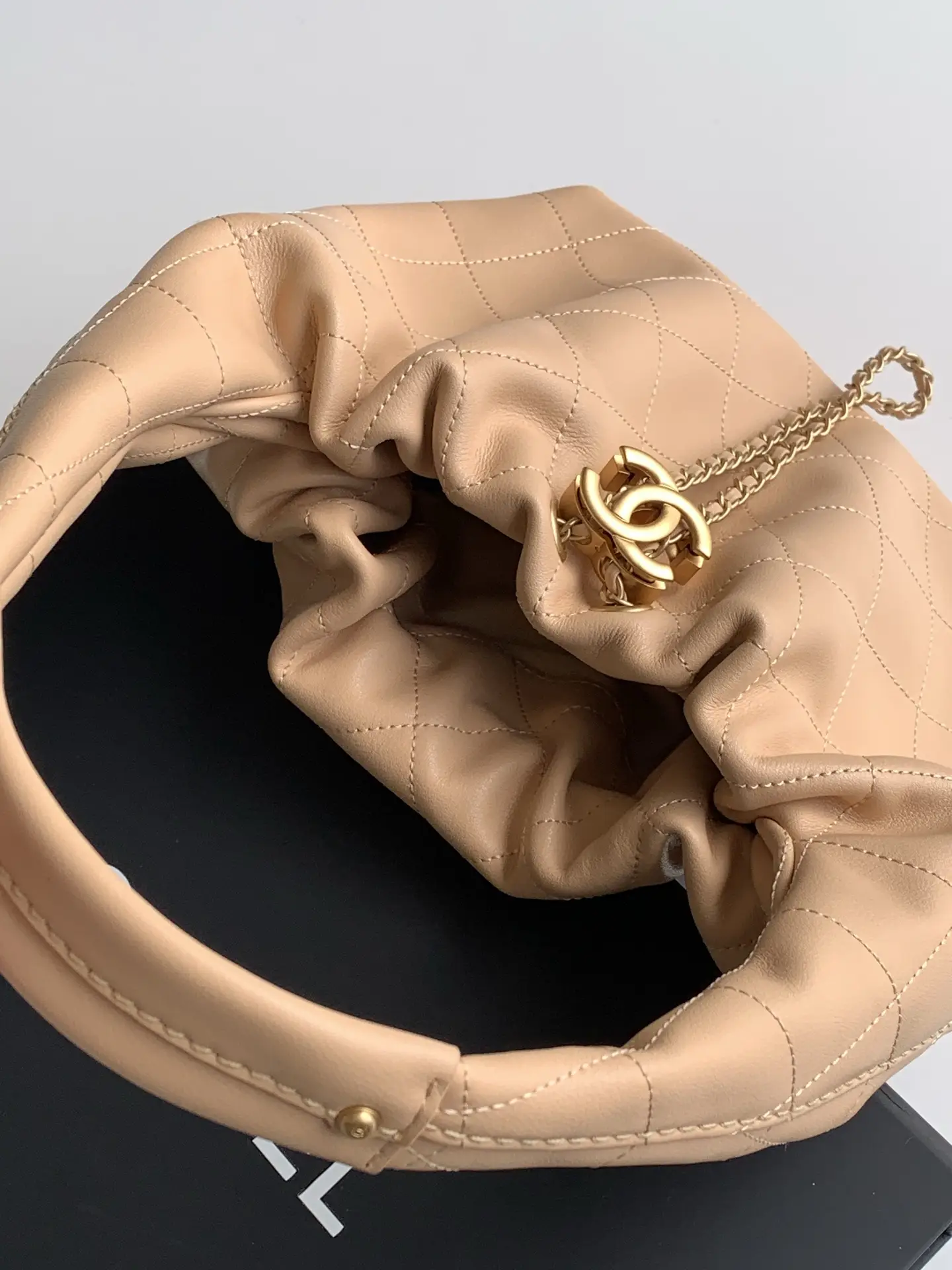 Chanel 26C Hobo Handbag AS5976 Coral