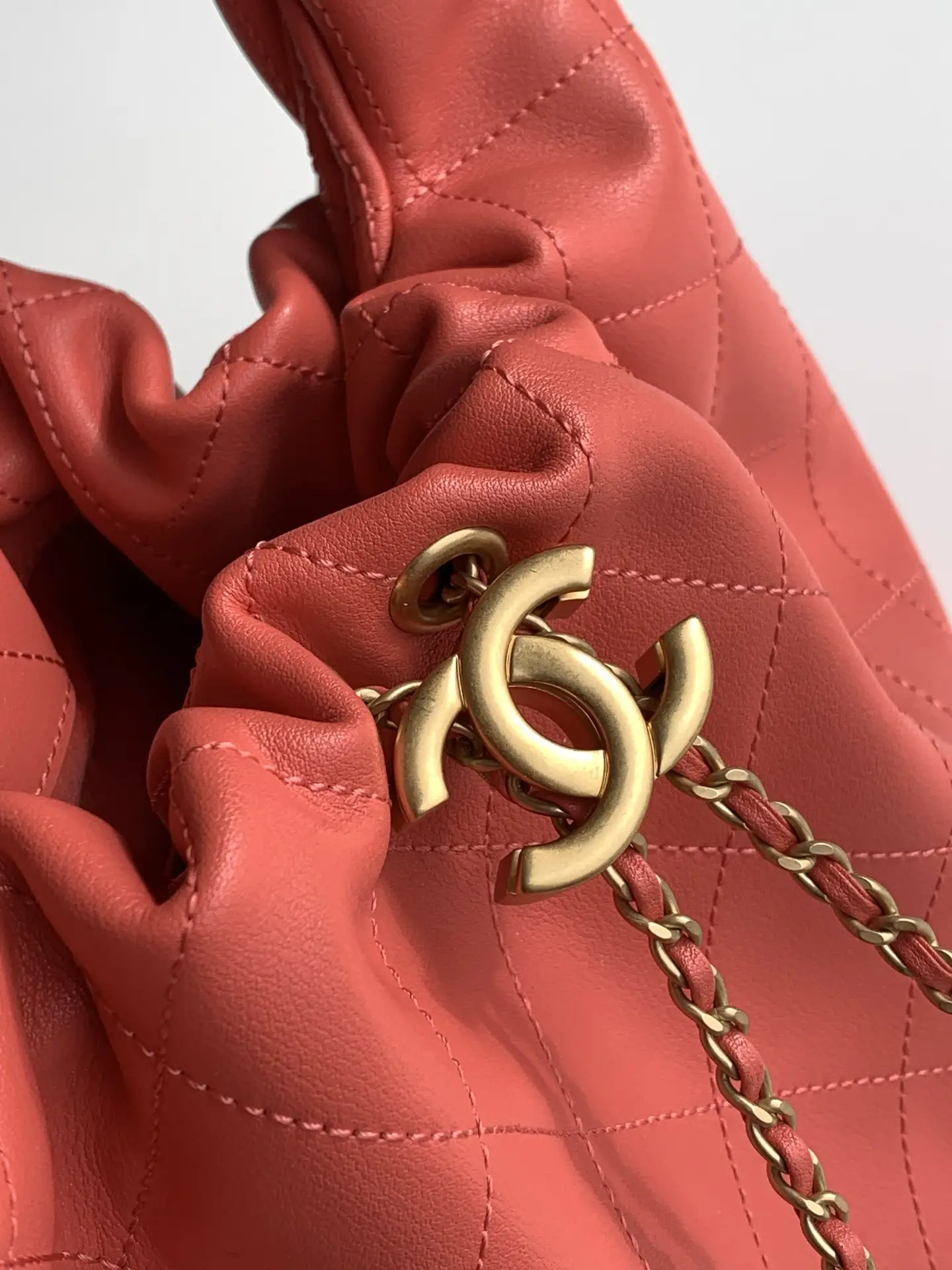 Chanel 26C Hobo Handbag AS5976 Red