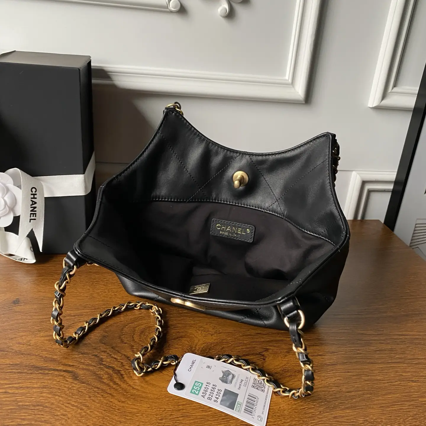 Chanel 26C Mini Tote AS6015 Black