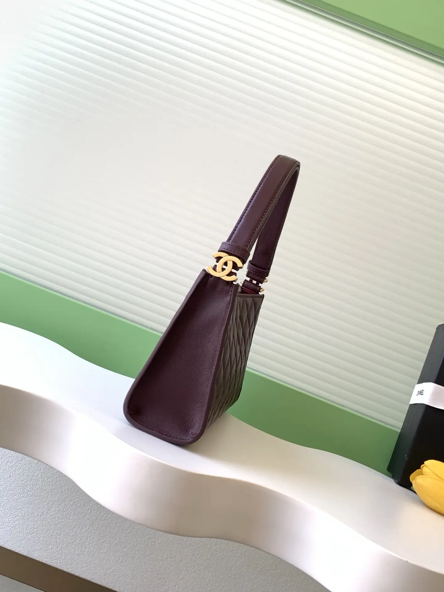 Chanel 26X Hobo Bag AS6045 Burgundy