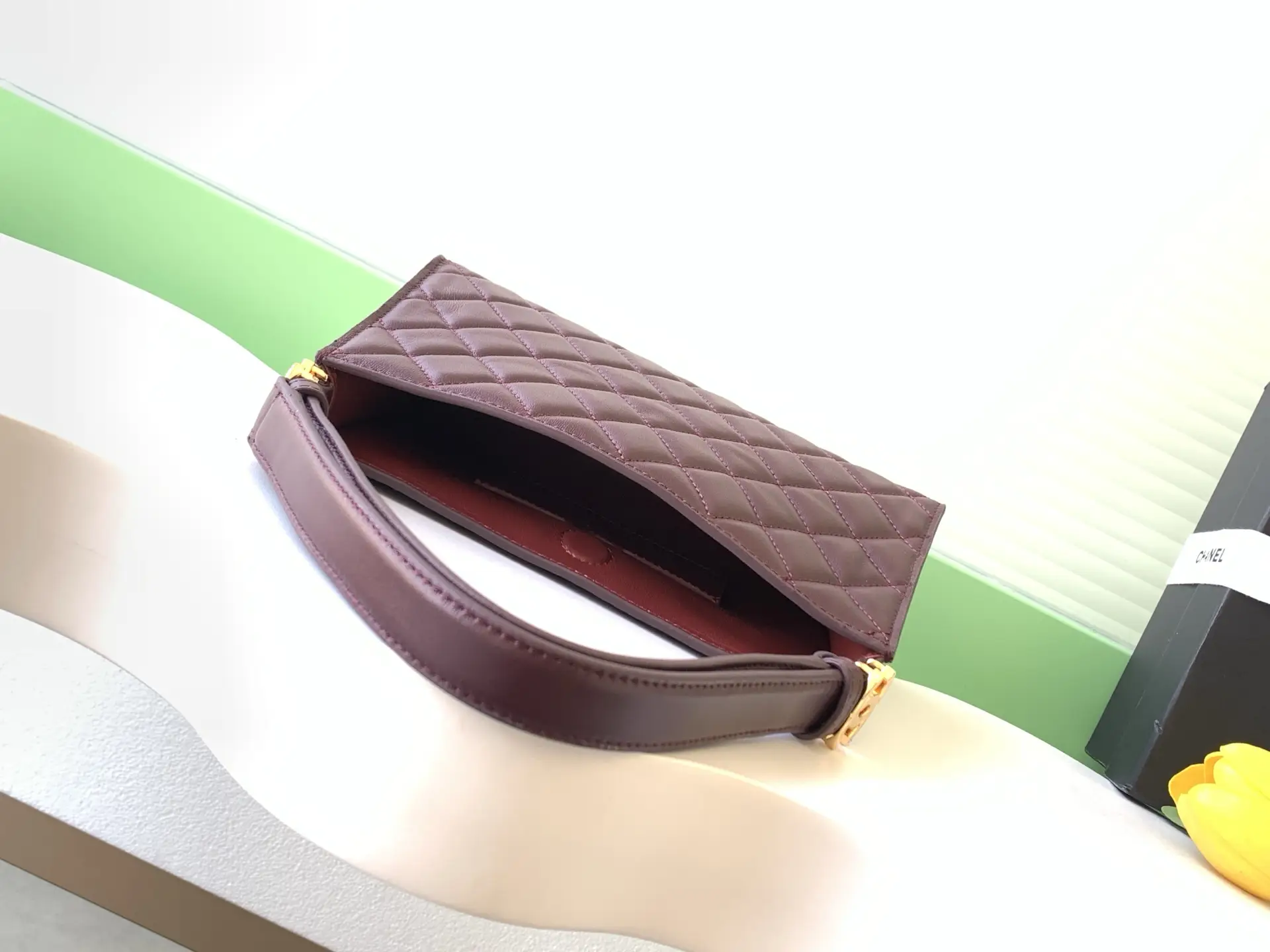 Chanel 26X Hobo Bag AS6045 Burgundy