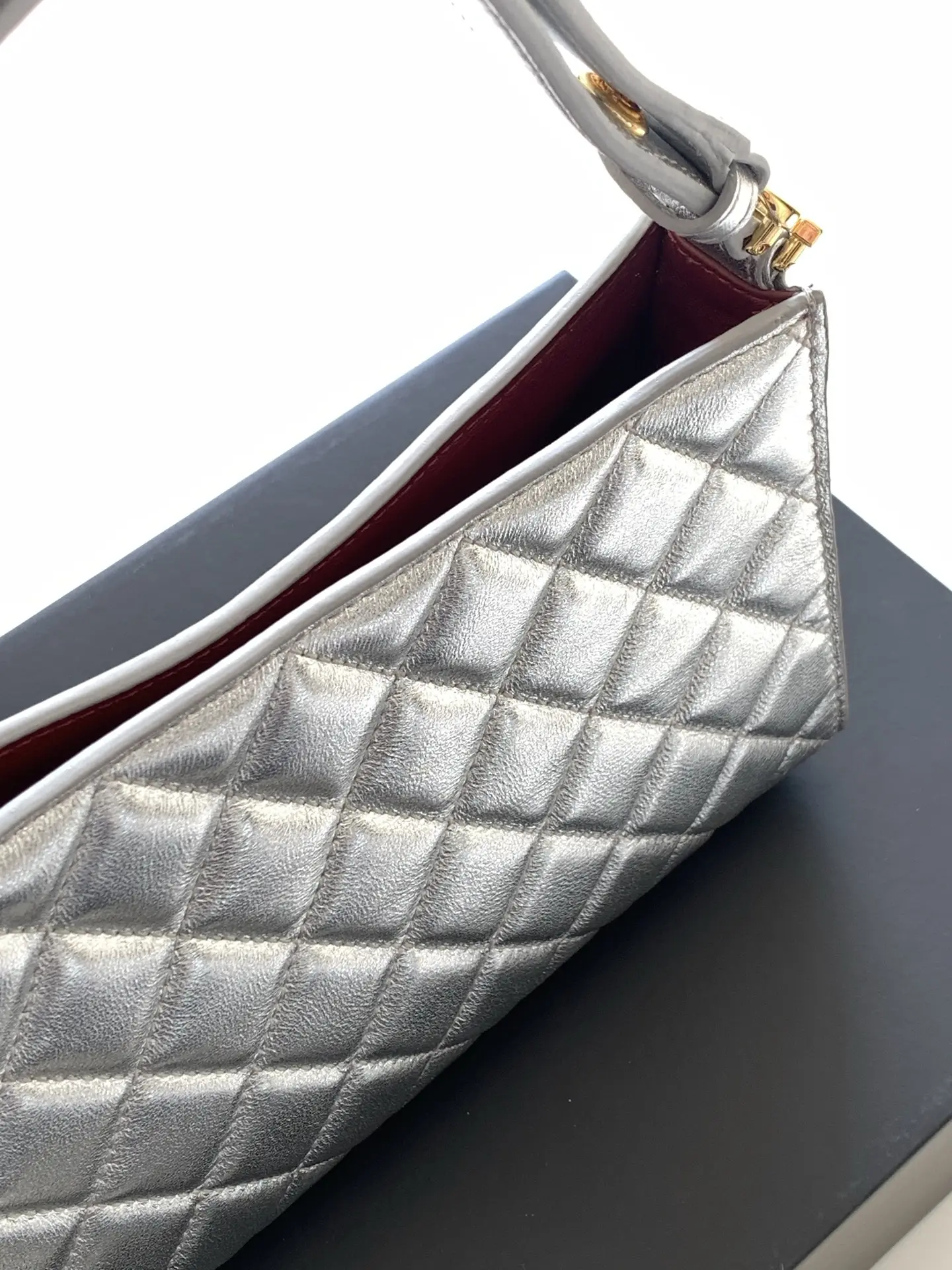 Chanel 26X Hobo Bag AS6045 Sliver