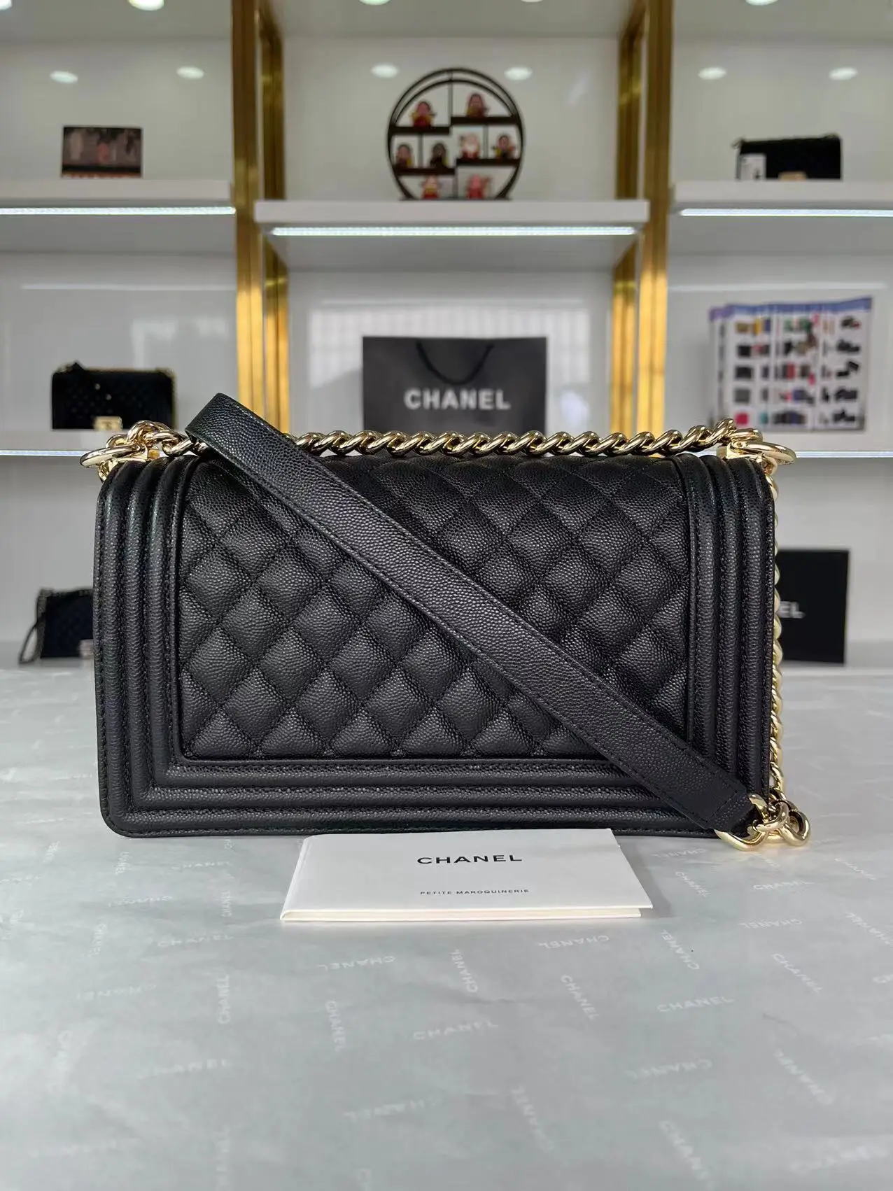 Chanel Boy Handbag A67086 Black