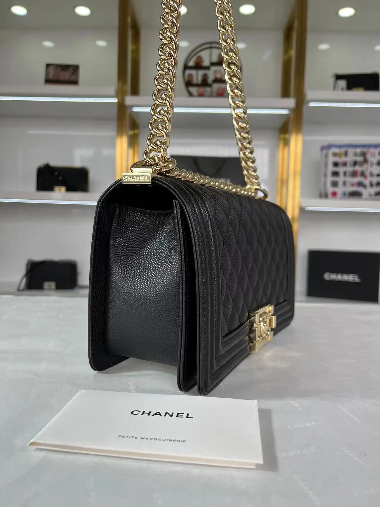 Chanel Boy Handbag A67086 Black