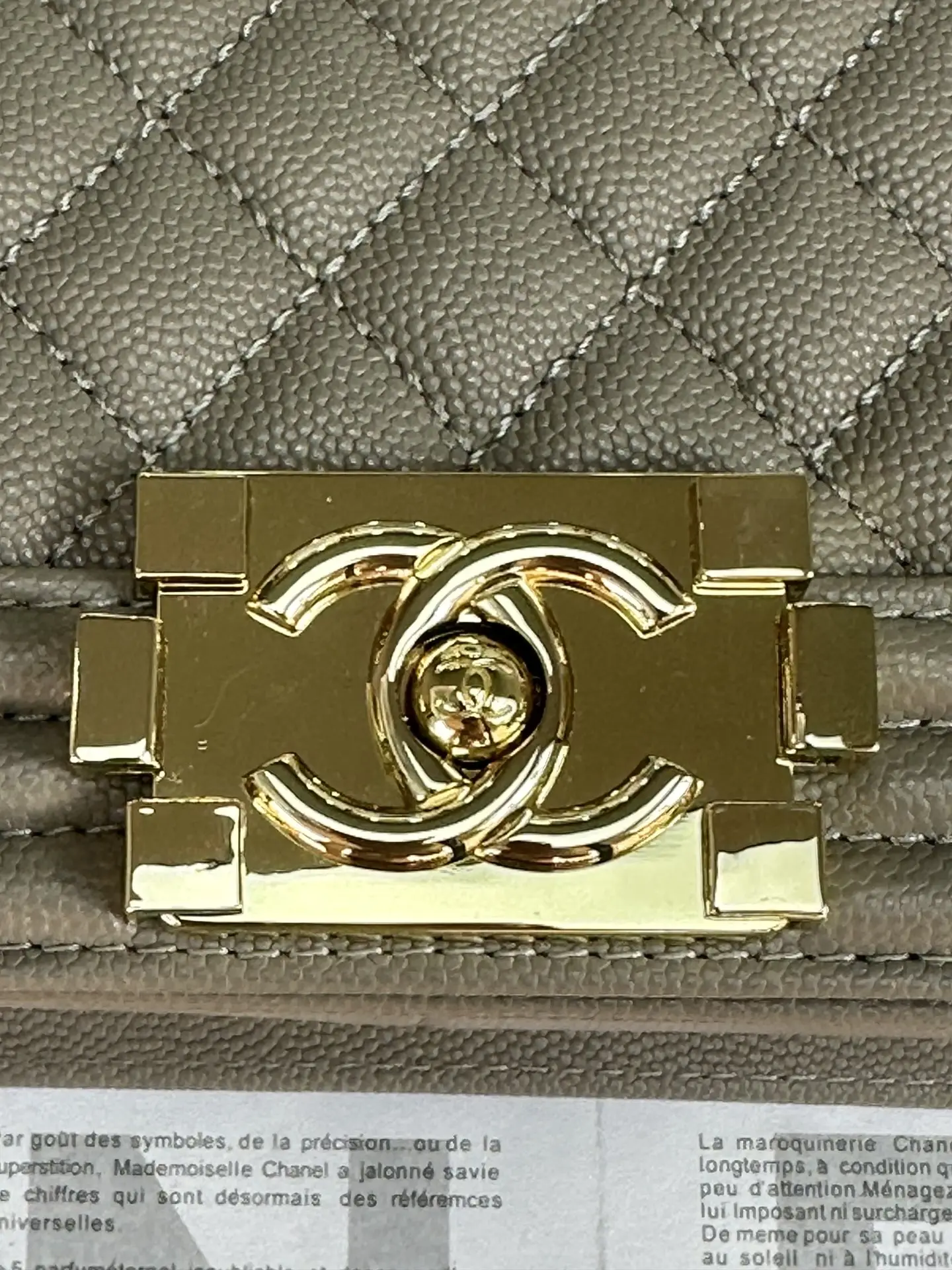 Chanel Boy Handbag A67086 Dark Gray