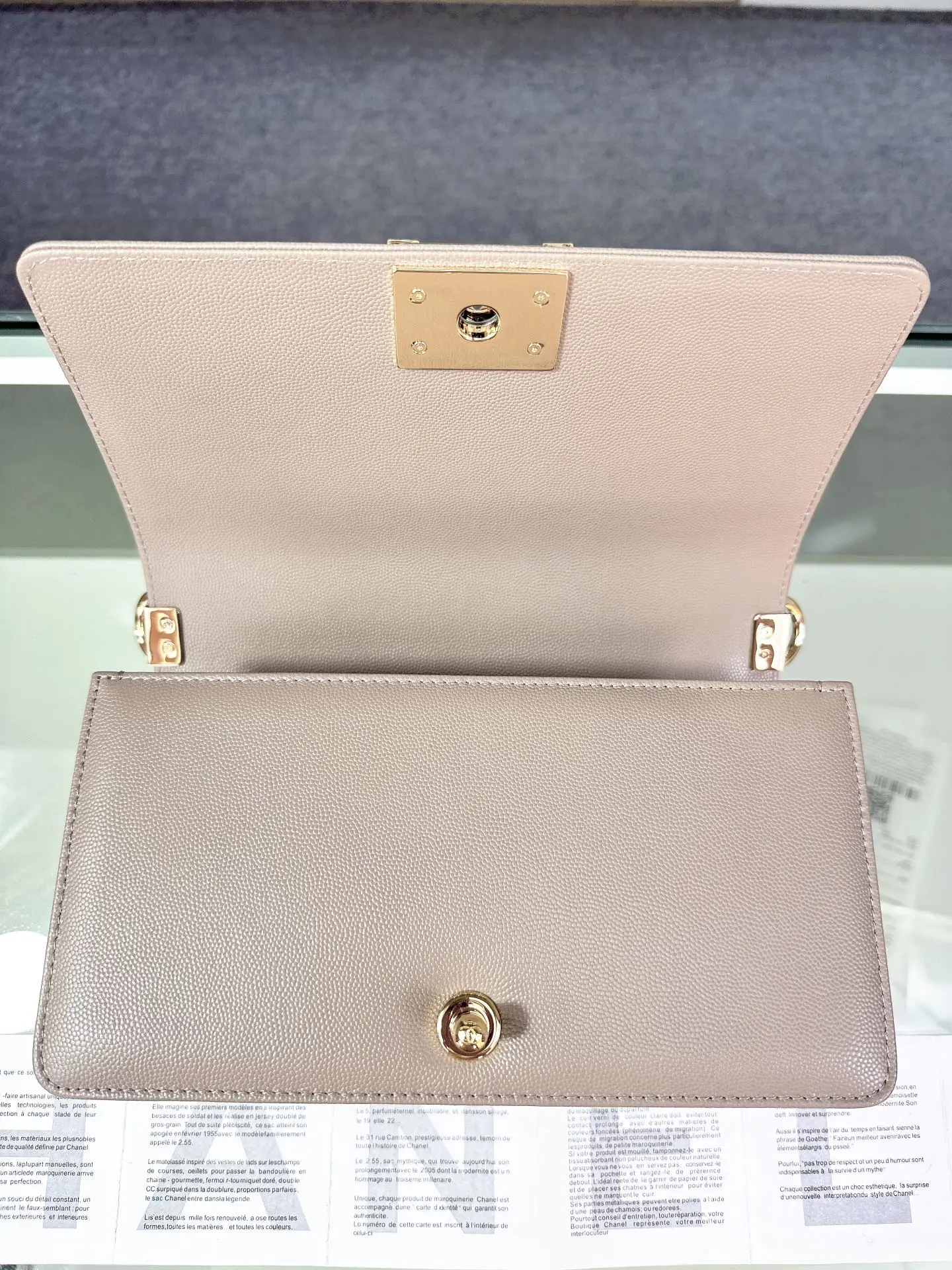 Chanel Boy Handbag A67086 Dark Gray