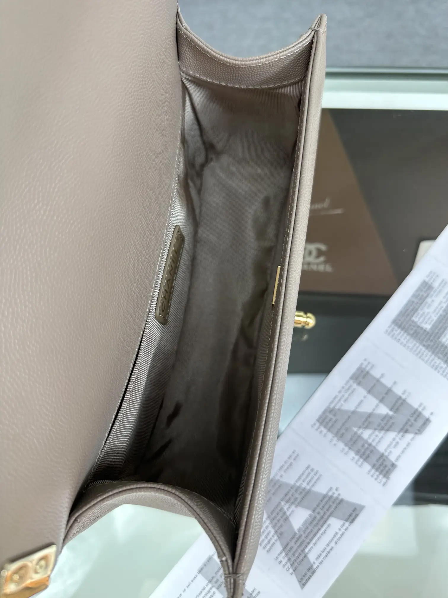 Chanel Boy Handbag A67086 Dark Gray