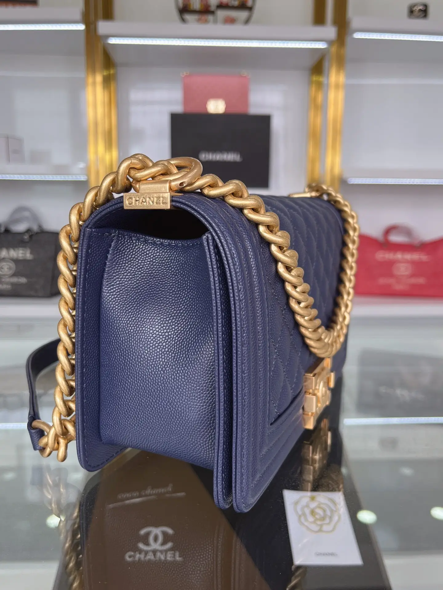 Chanel Boy Handbag A67086 Royal Blue