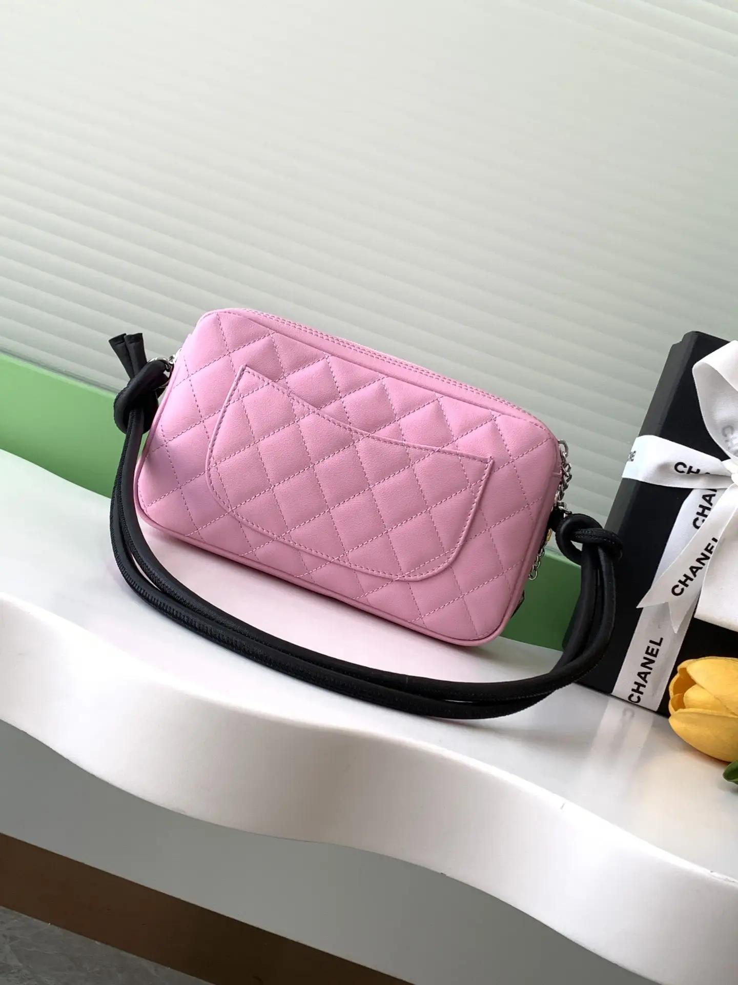 Chanel Cambon Handbag AS6328 Pink